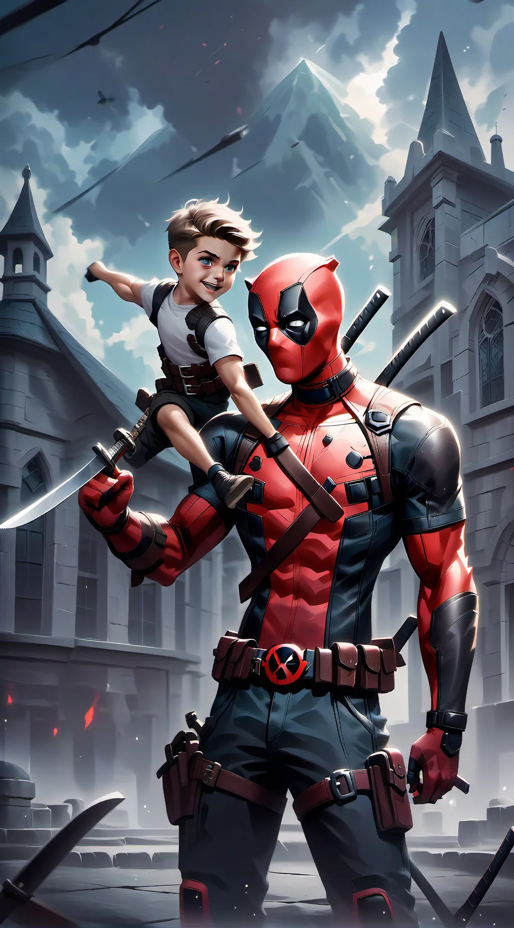 ai character: Deadpool background