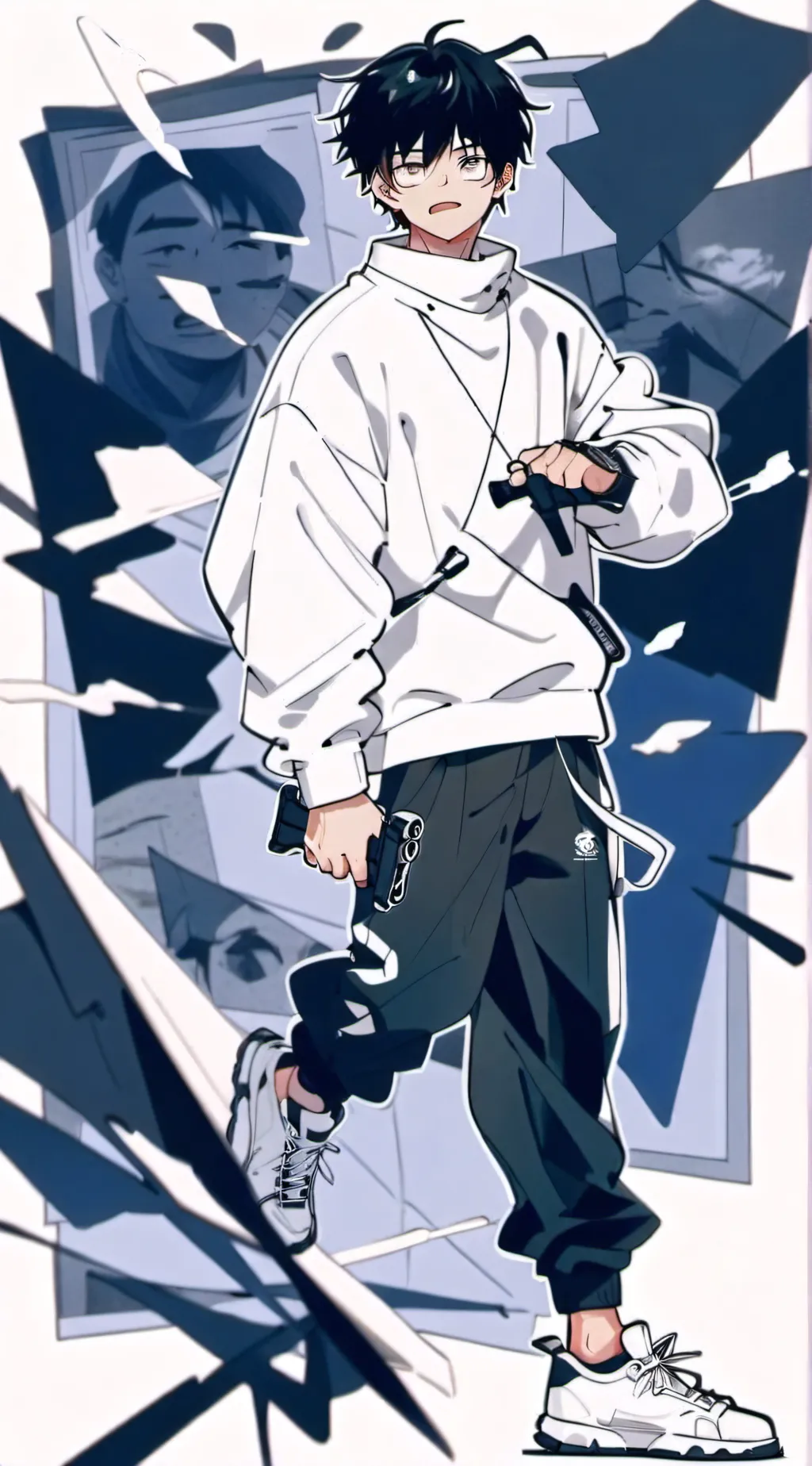 ai character: dexter background