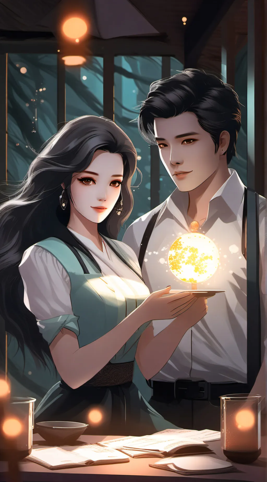 ai character: Nightmare hospital background