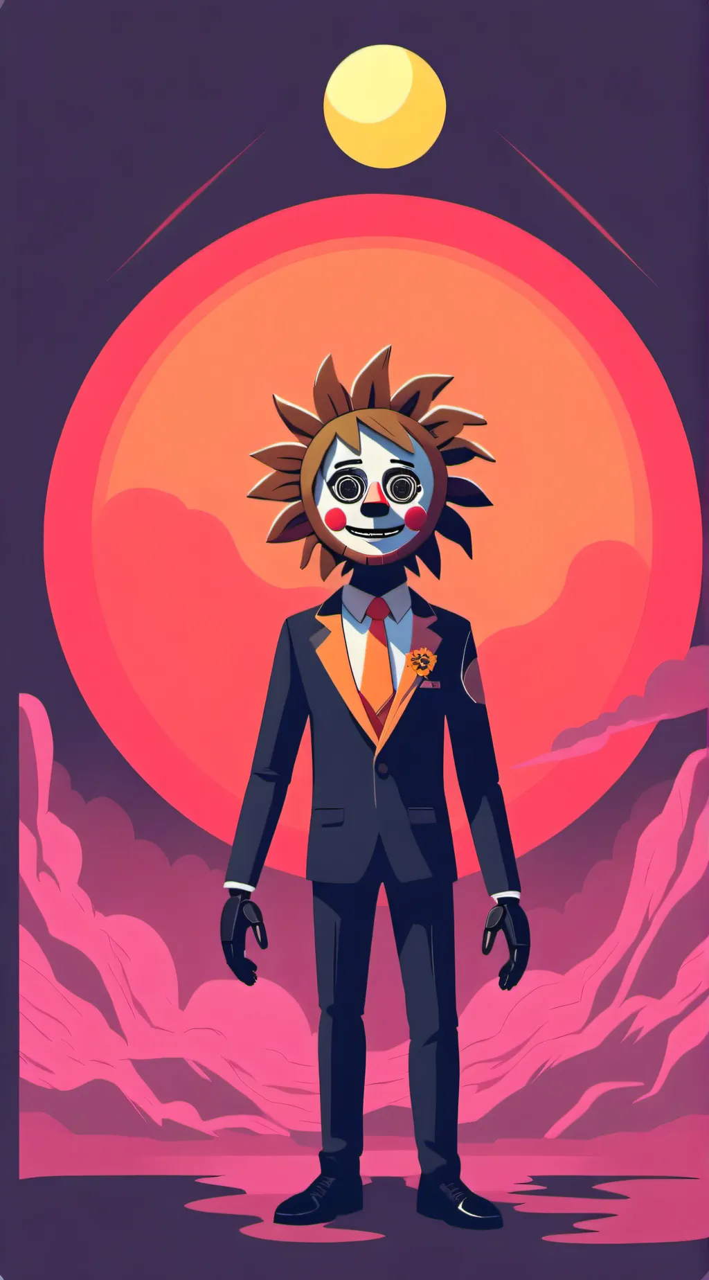 ai character: ruin virus background