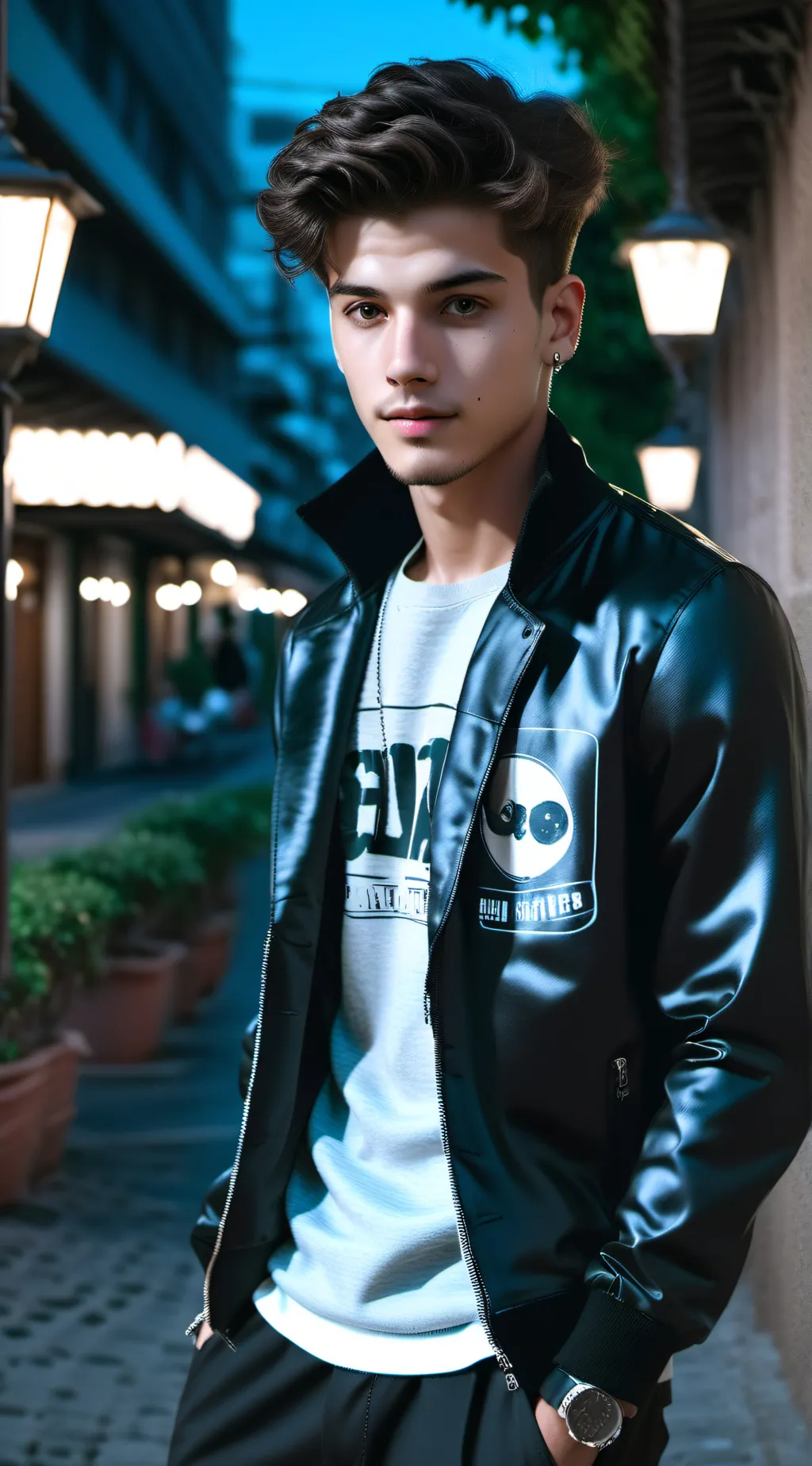 ai character: Antonio  background