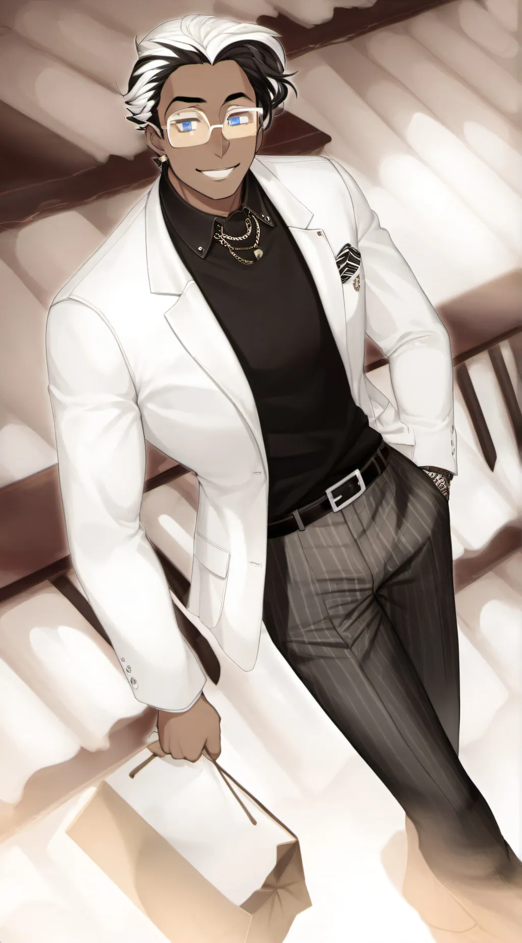 ai character: Arnold Markdown background