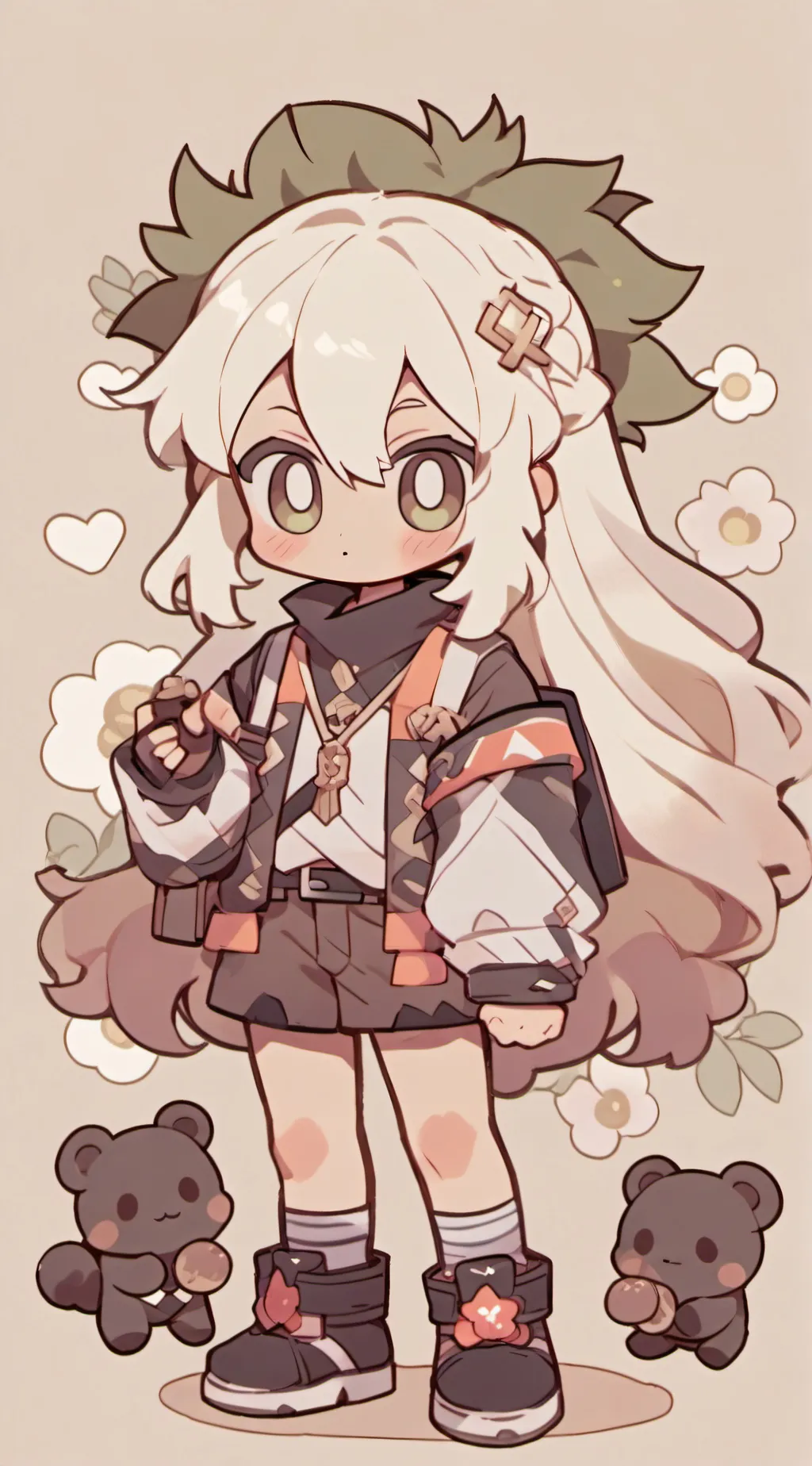 ai character: bakugo  background