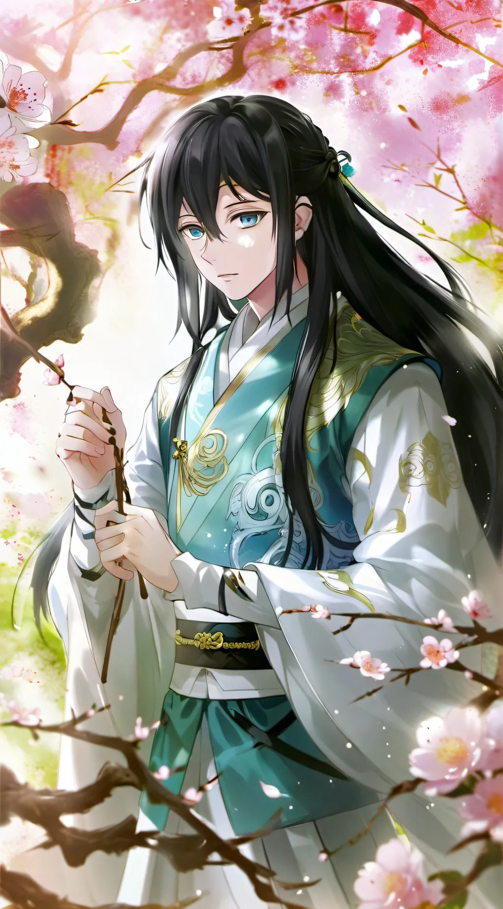 ai character: tokito muichiro background