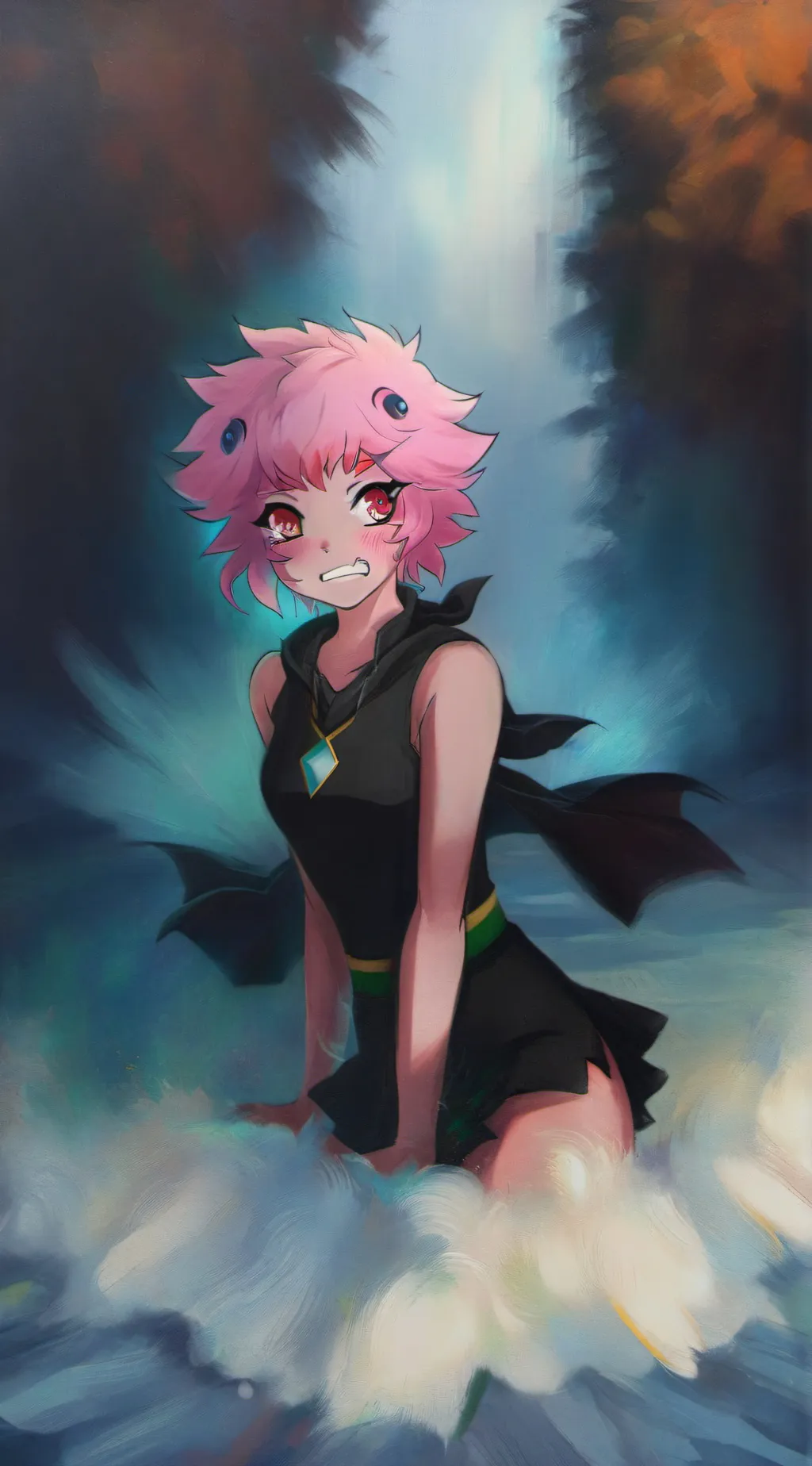 ai character: Mina Ashido background