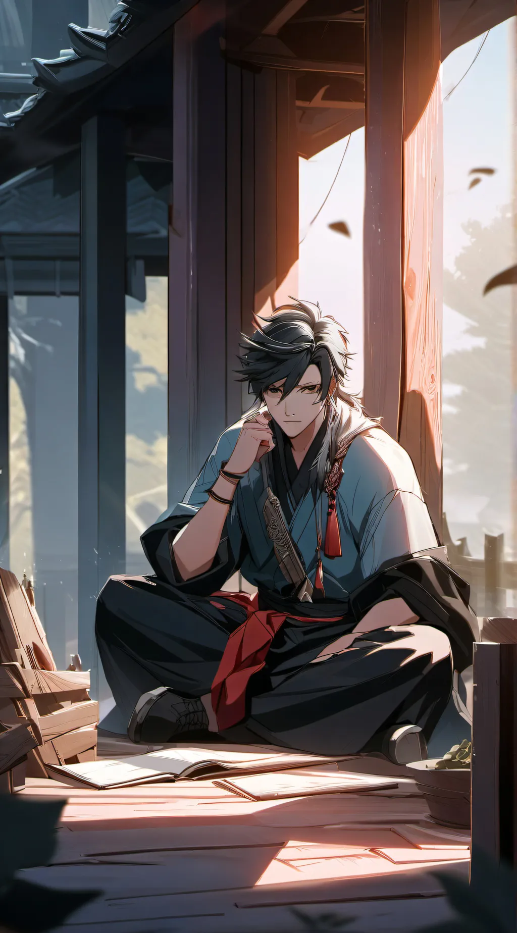 ai character: Aaron background