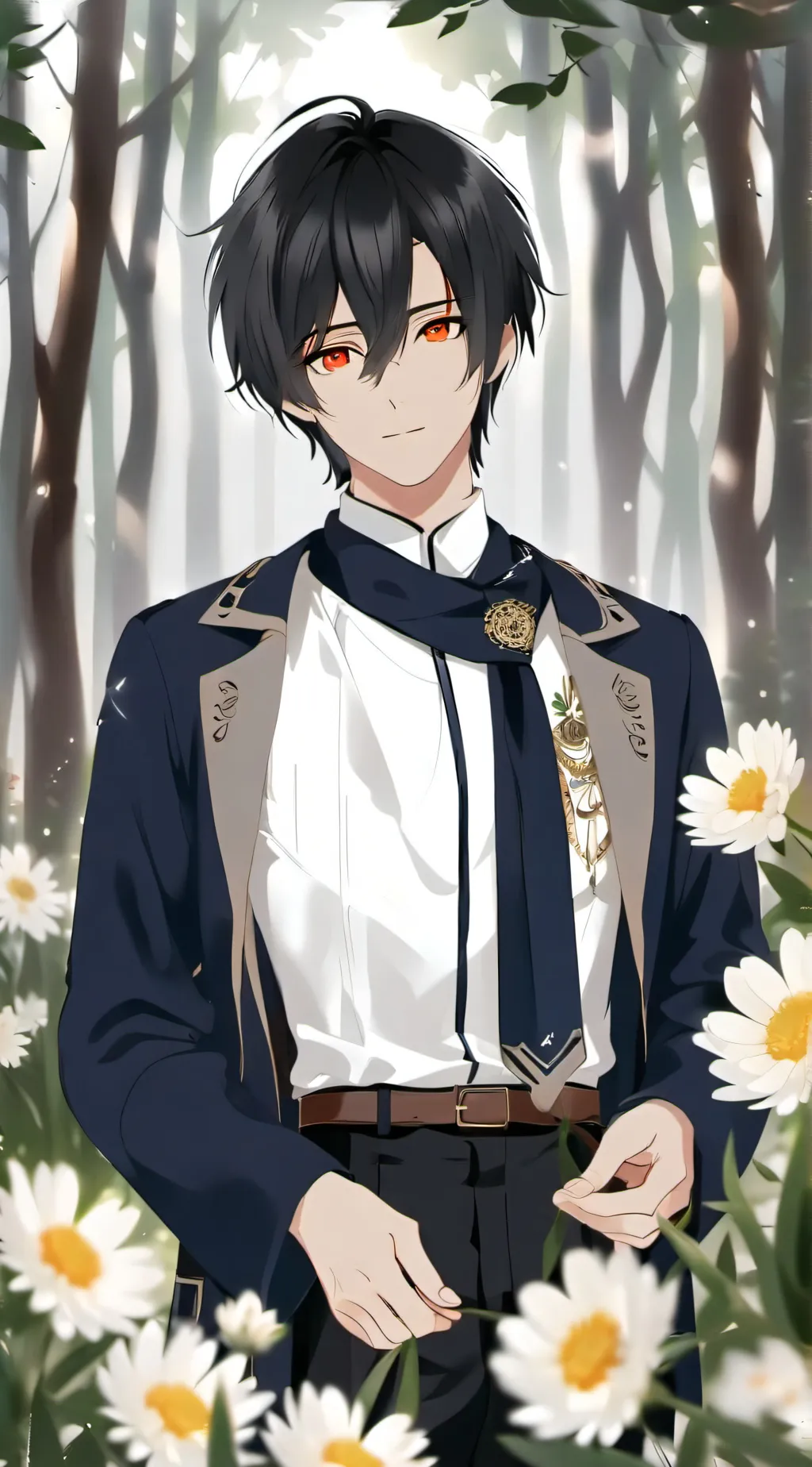 ai character: Зен background