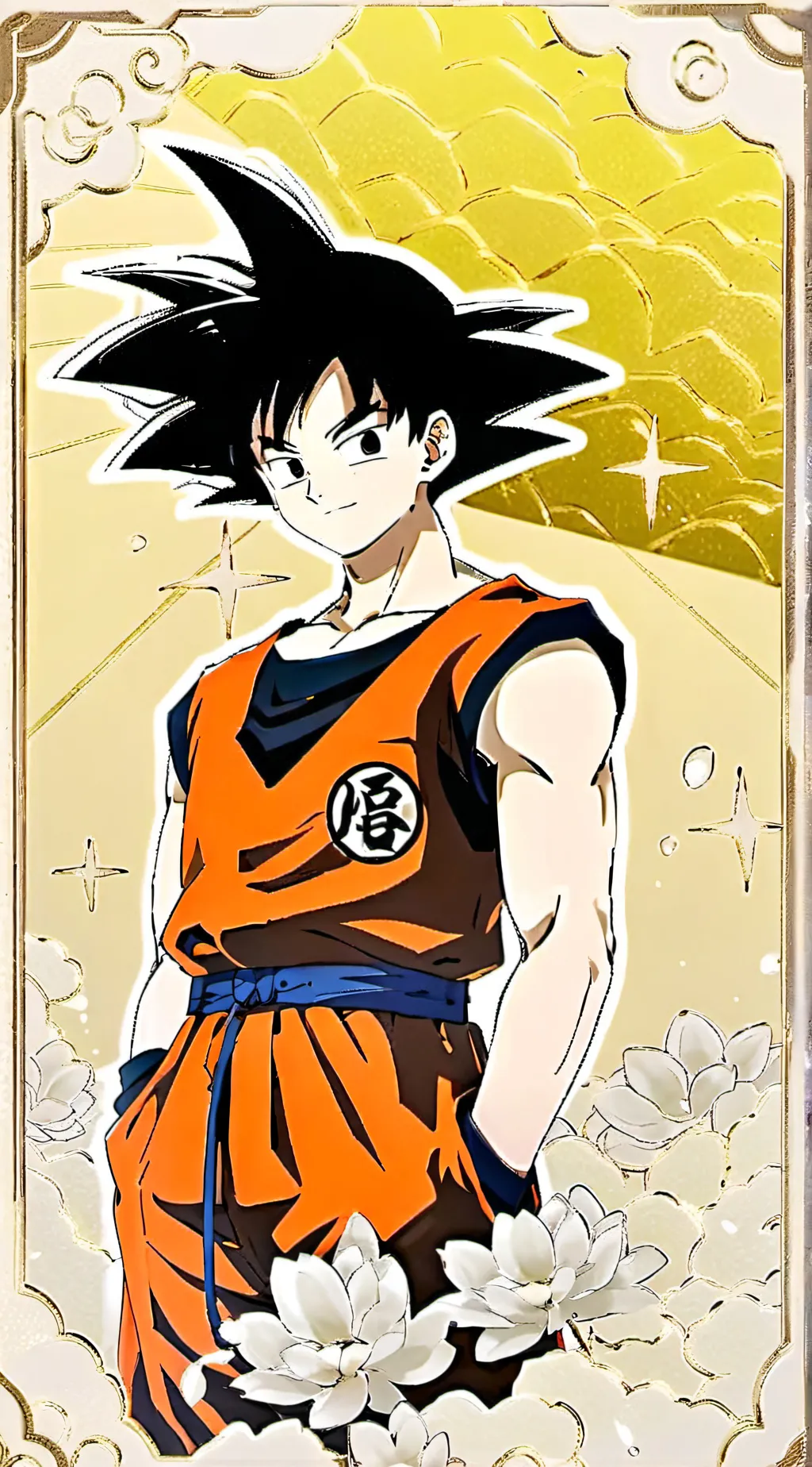 ai character: Goku  background
