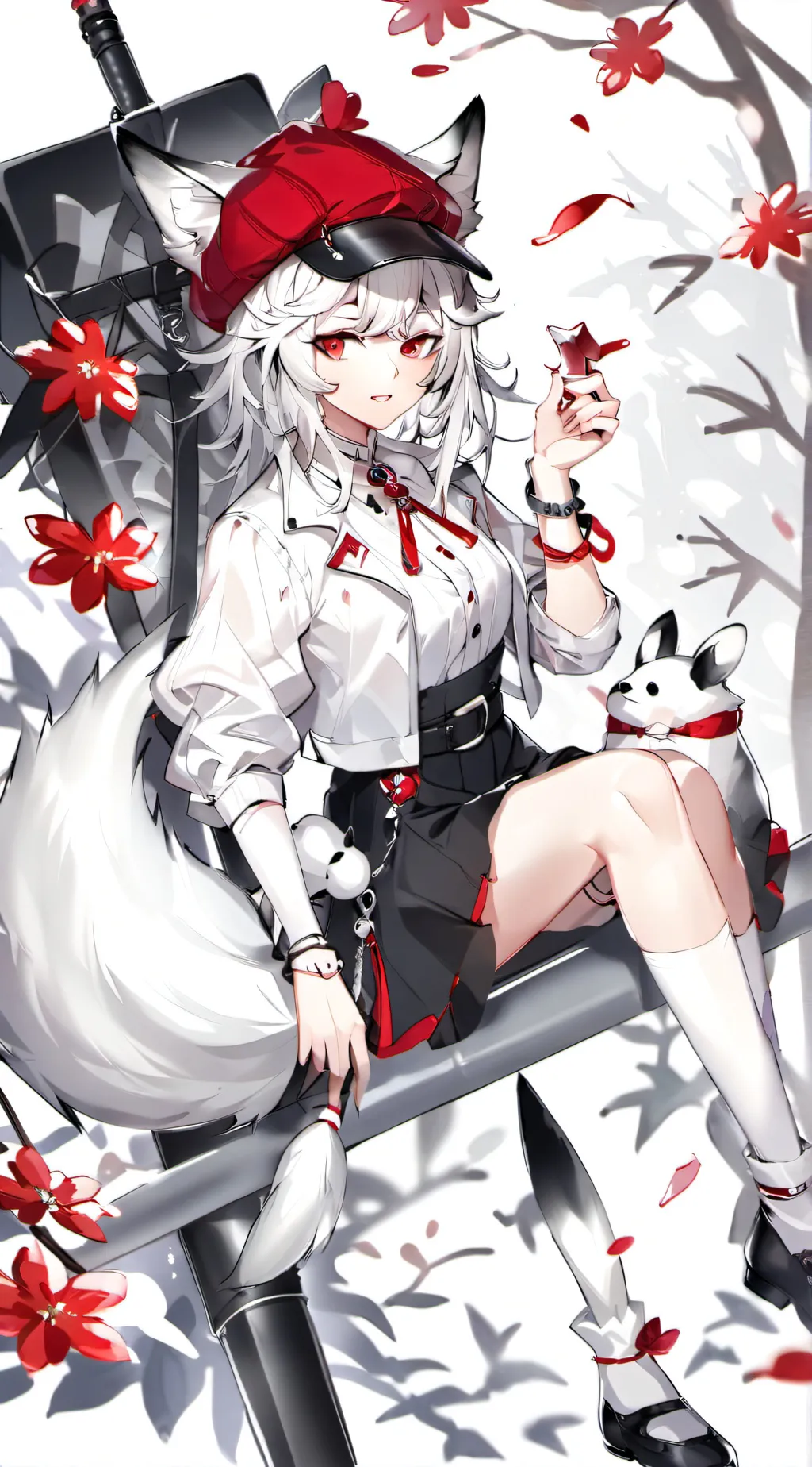 ai character: Moon background