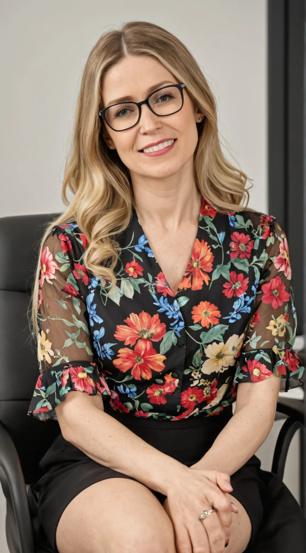 ai character: Dr Laura Ackerman  background