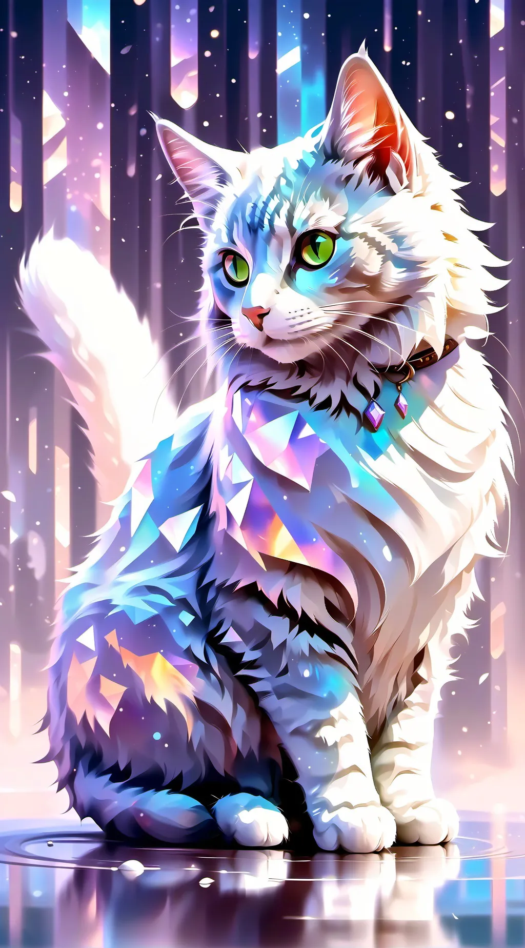 ai character: Smiling critters background