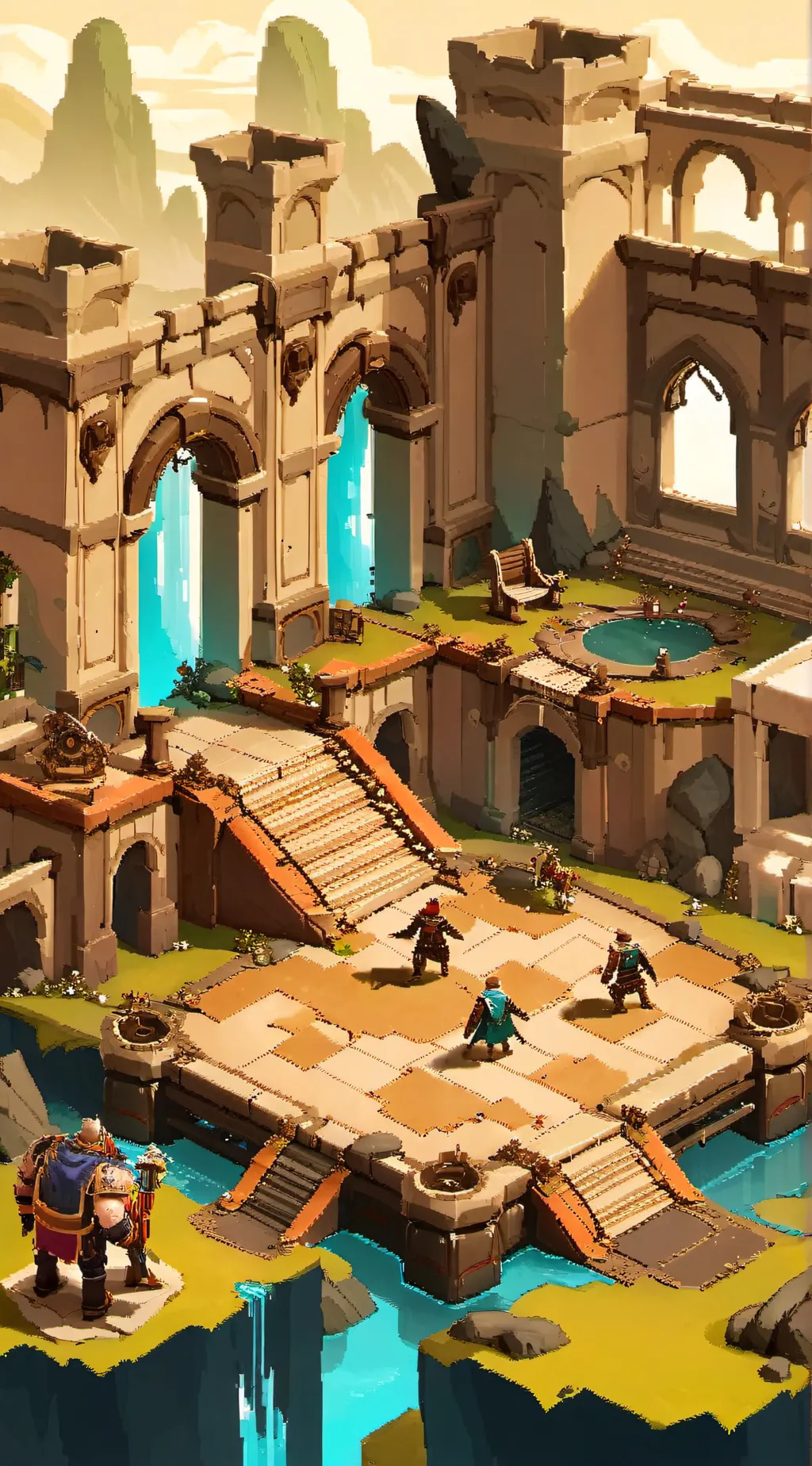 ai character: A game background