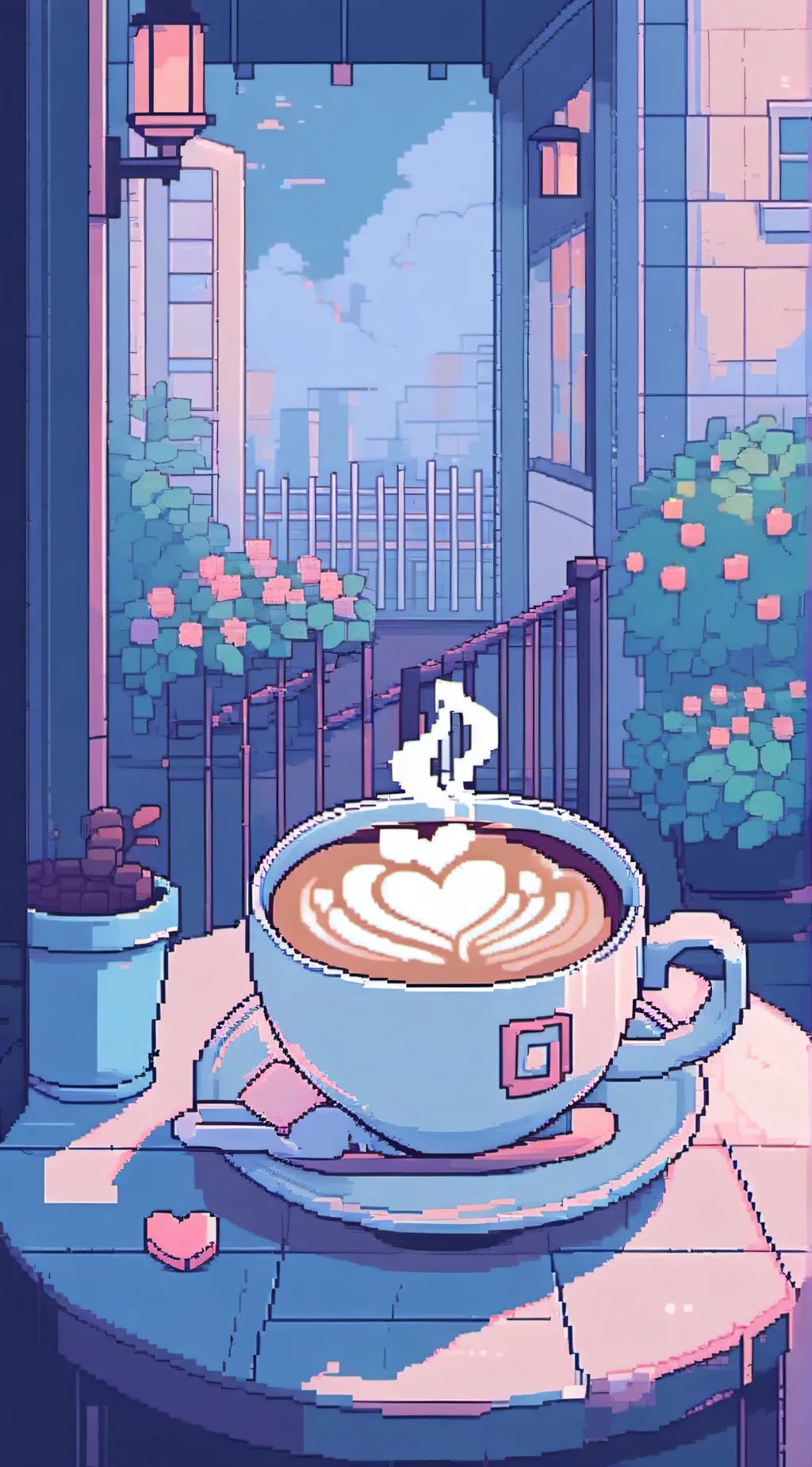 ai character: a chill day// background