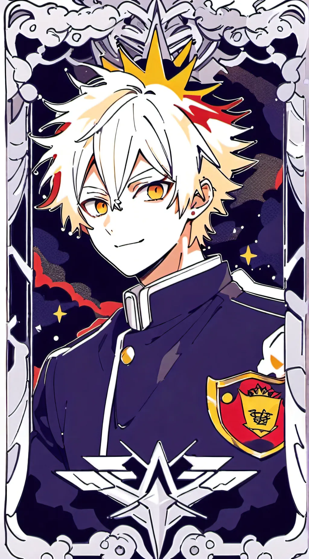 ai character: Bakugo  background