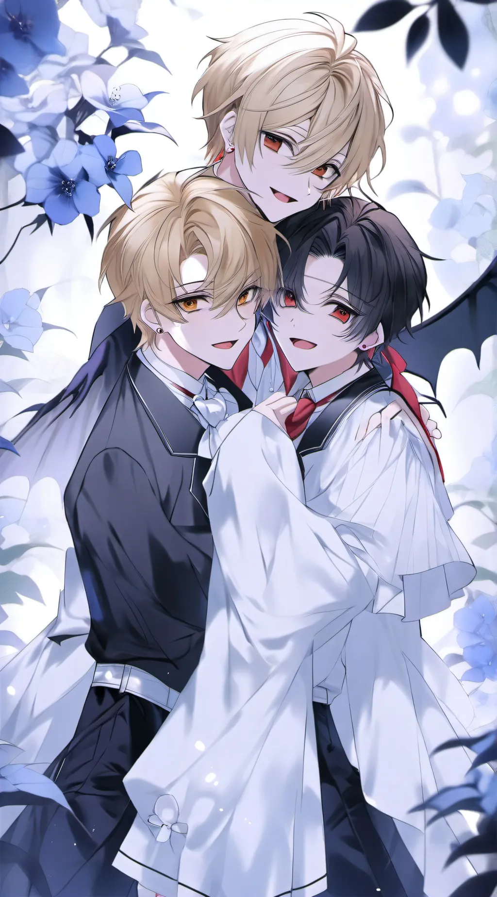 ai character: Marco, Leo and Kai background