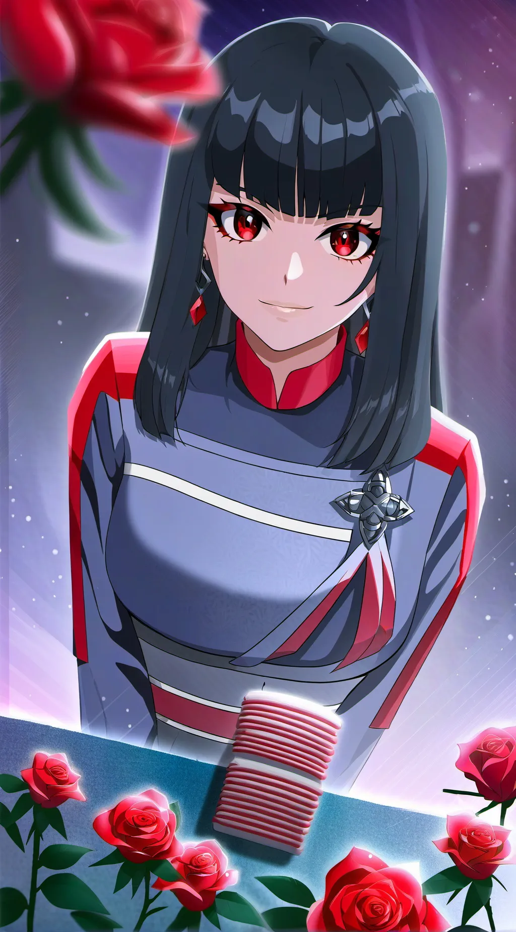 ai character: evelin background