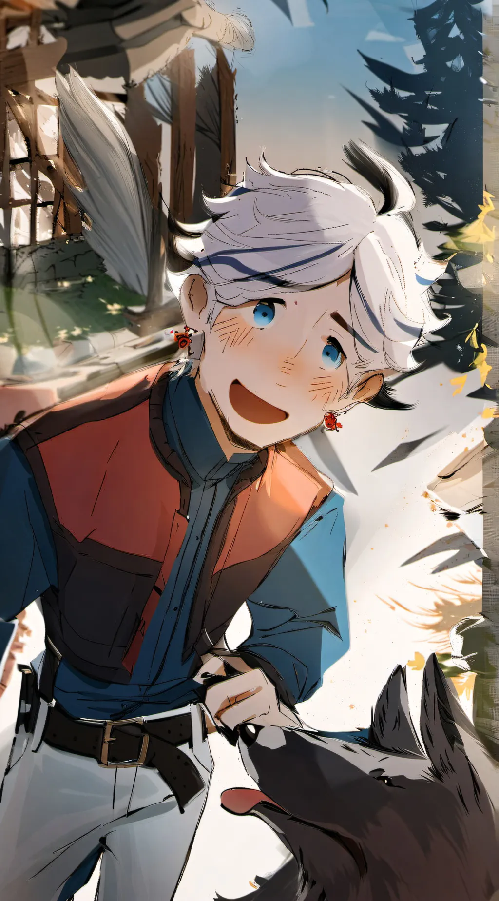 ai character: Anthony  background