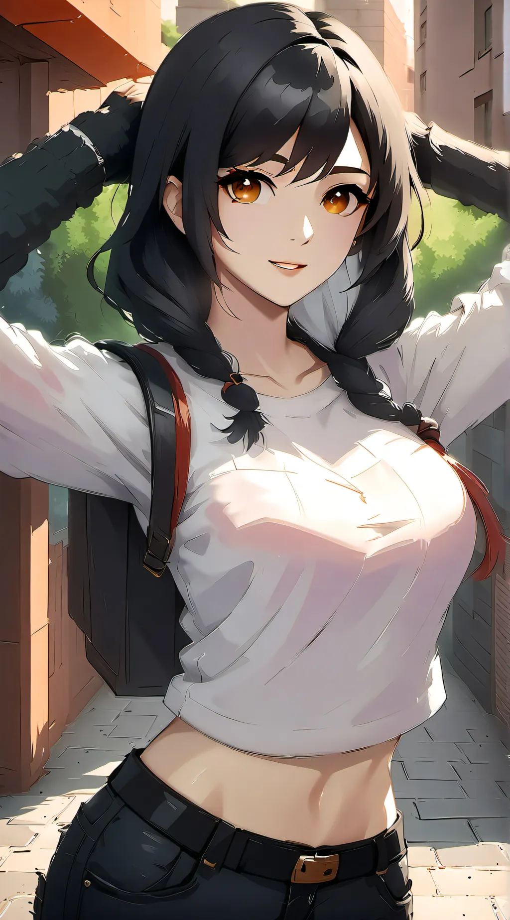 ai character: Ariana background