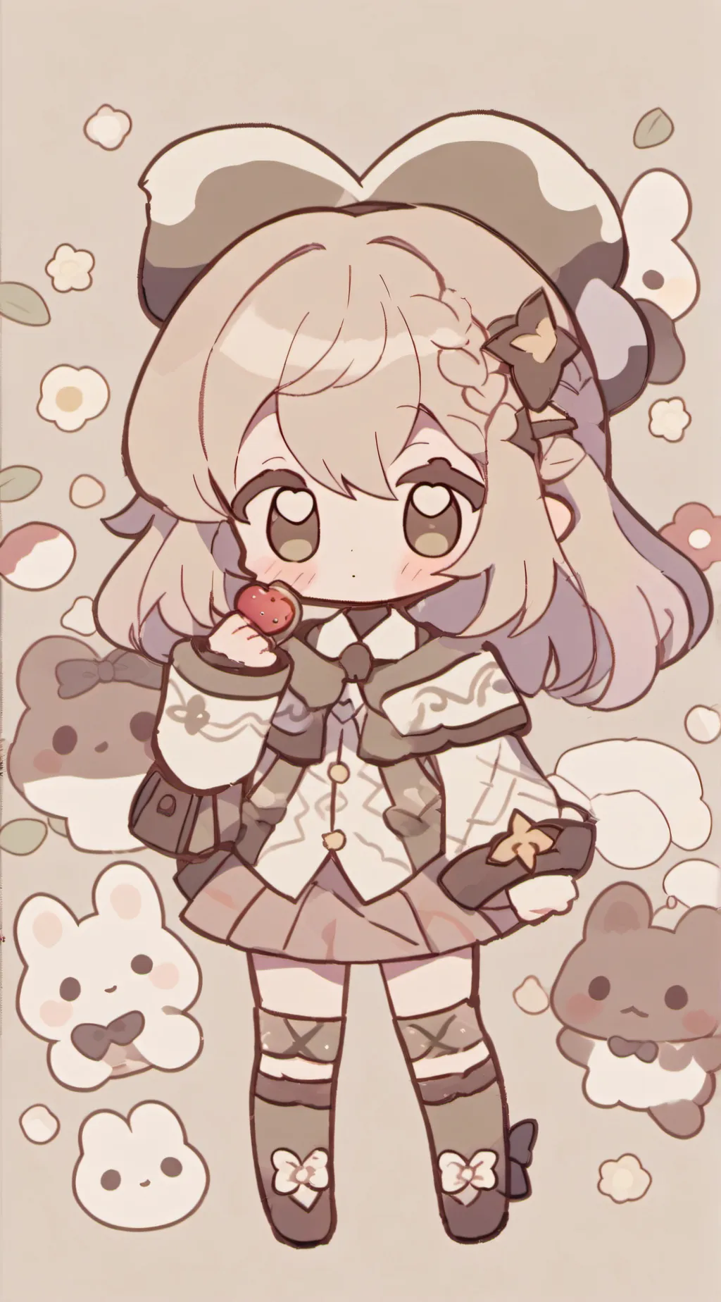 ai character: lily background