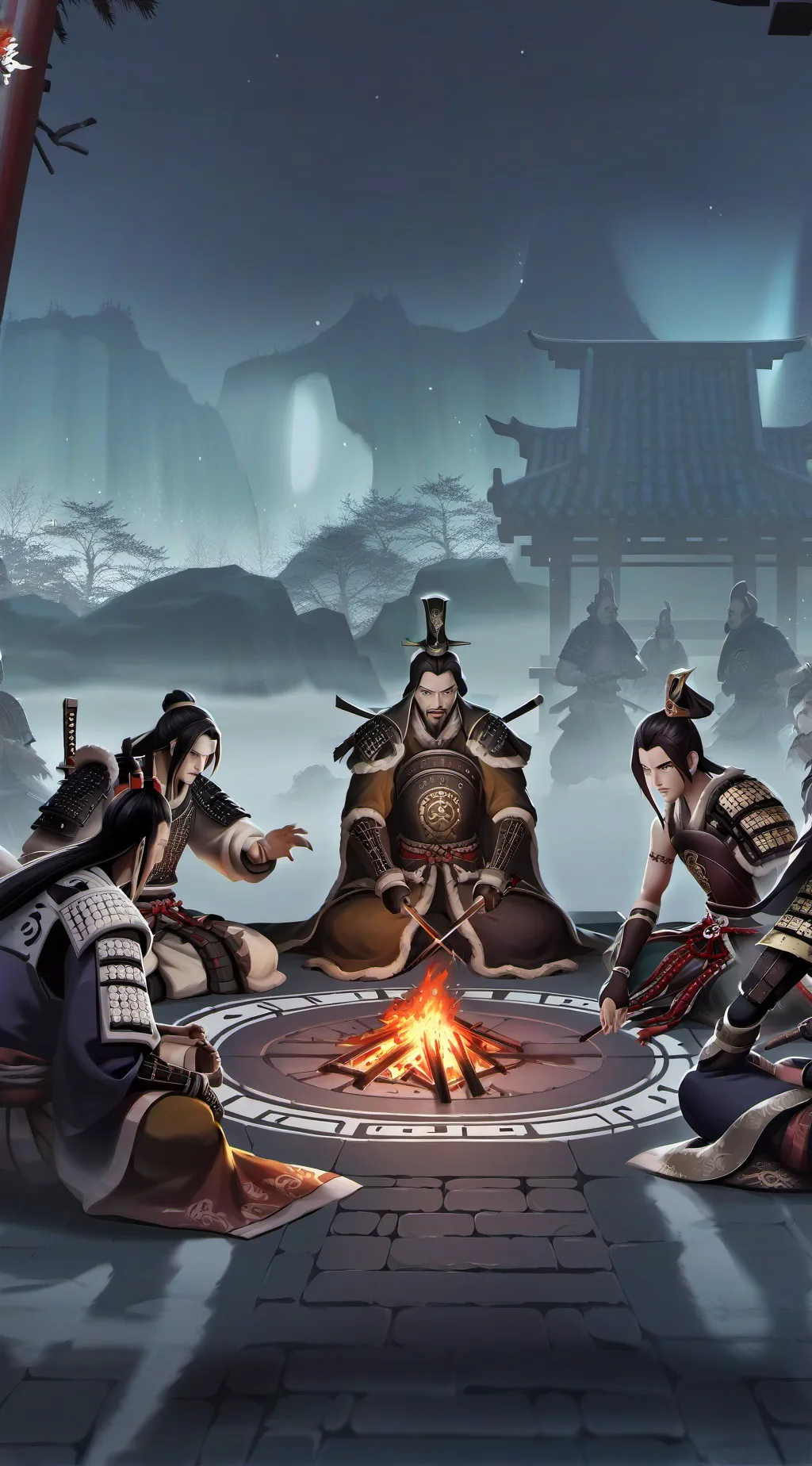 ai character: Hashira react background