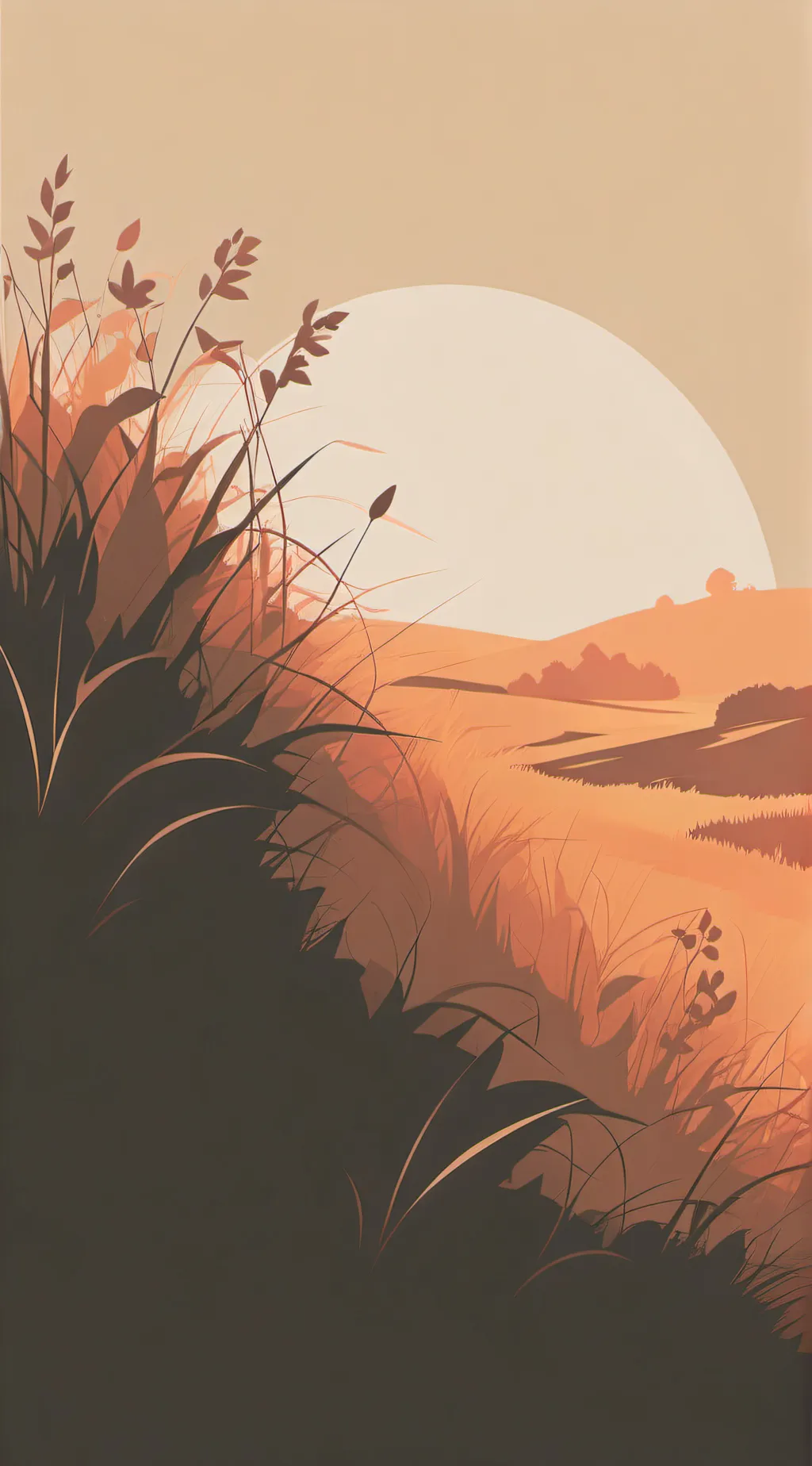 ai character: grass background