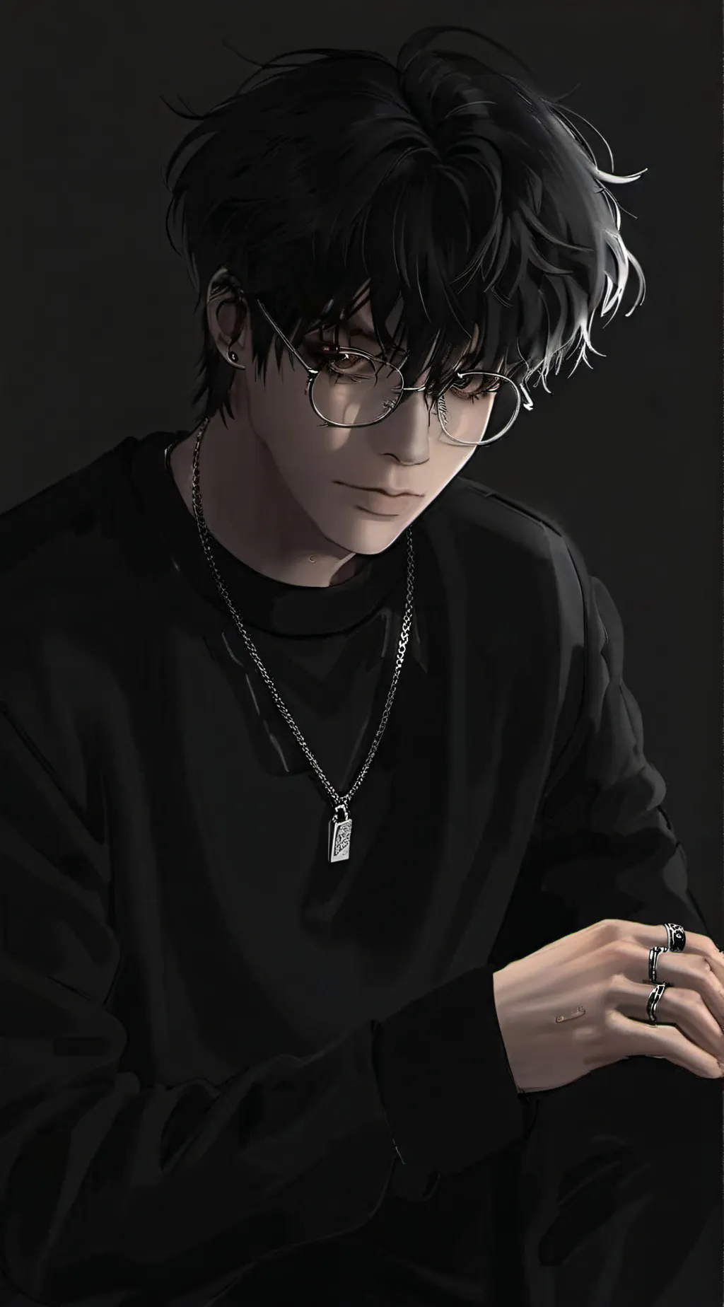 ai character: •kai• 🖤 background