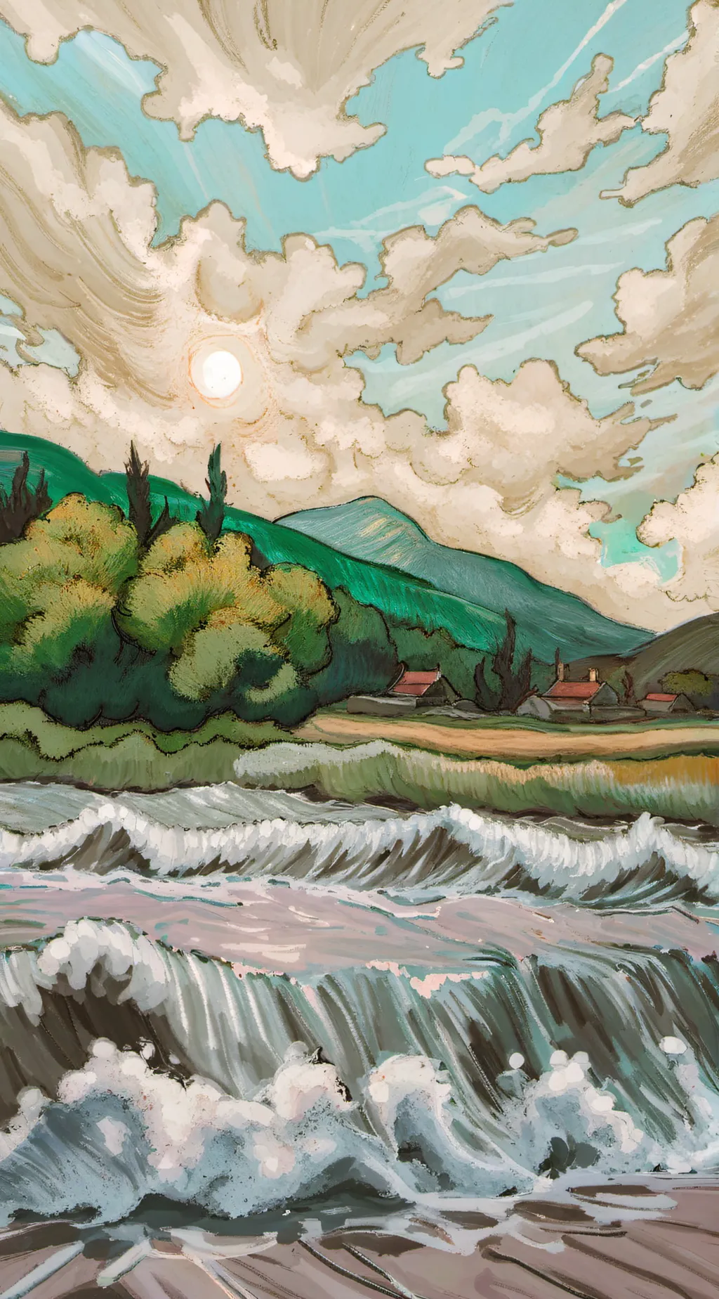 ai character: scorpion  background