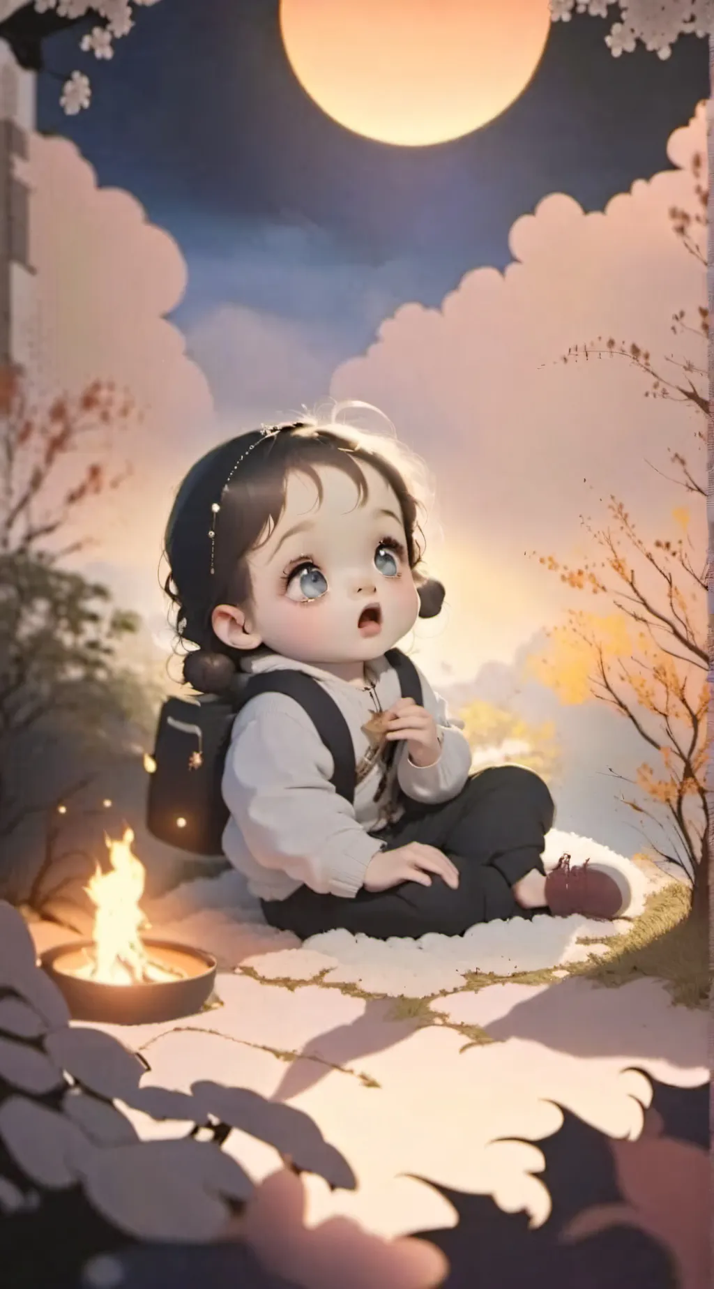 ai character: Milly the baby background