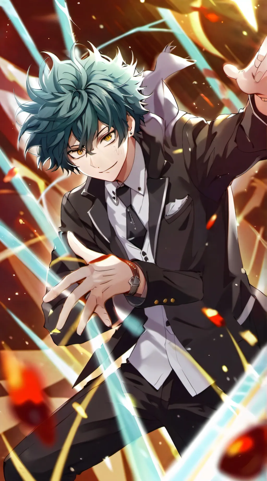 ai character: left behind background