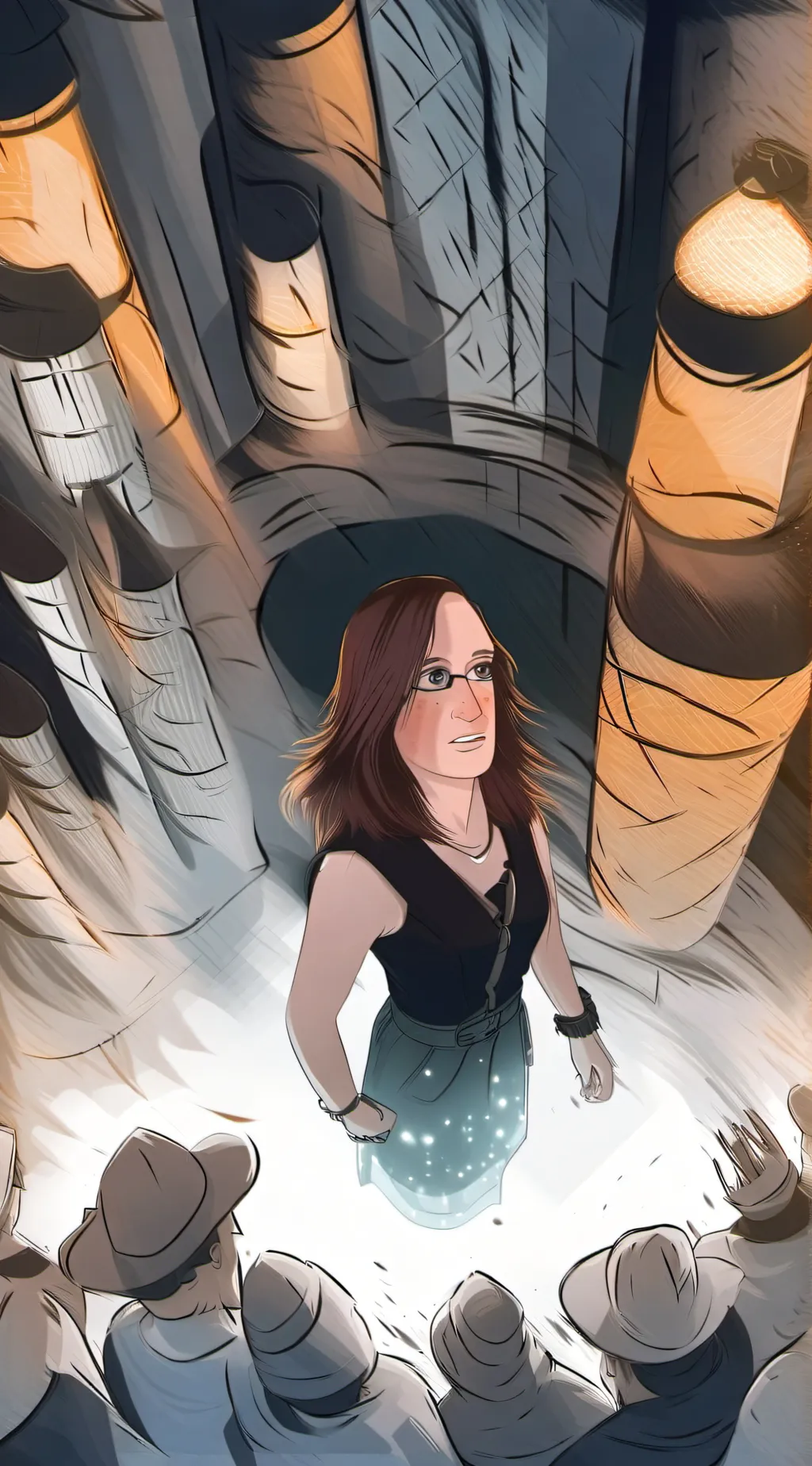 ai character: Santa background