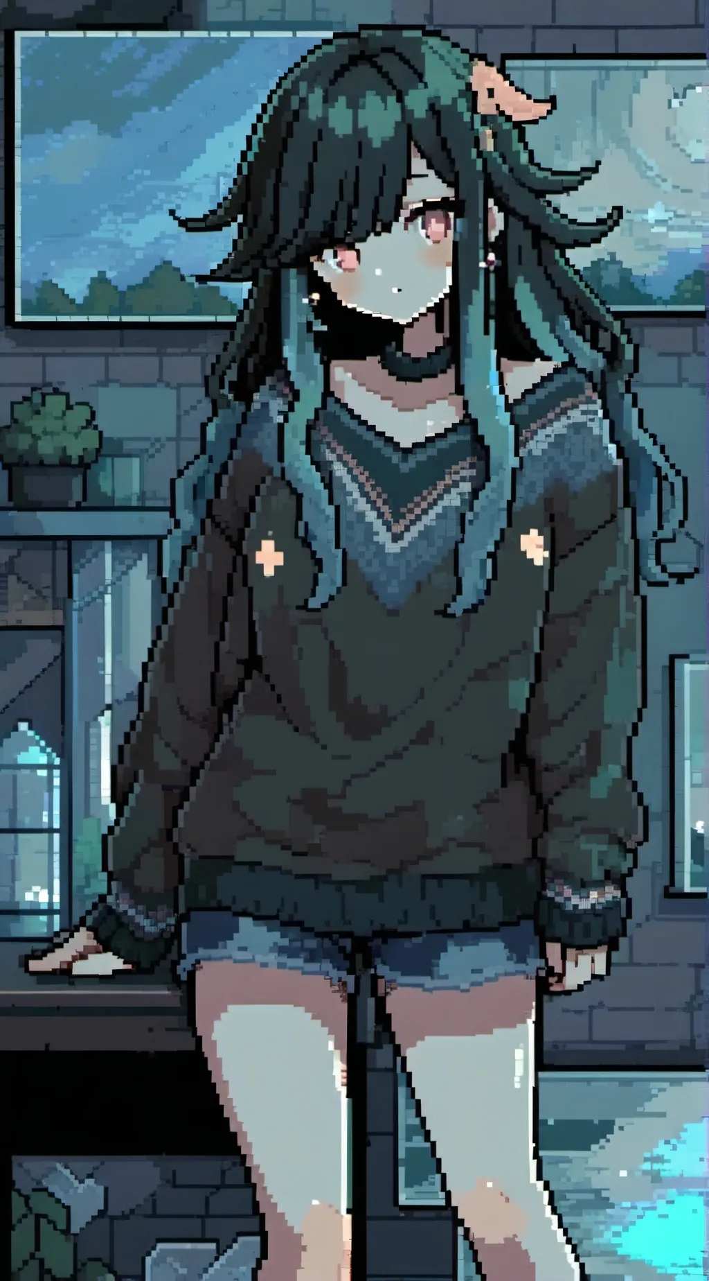 ai character: 😈NEZUKO🩷 background