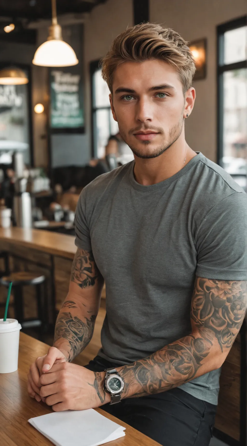 ai character: Damian Grey background