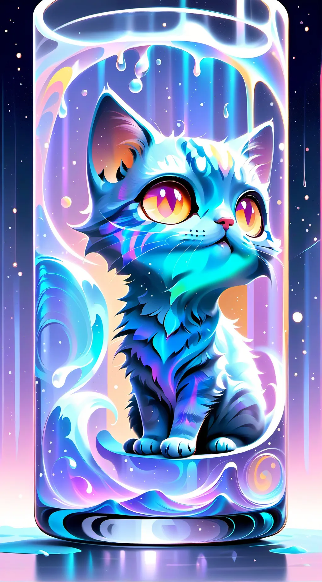 ai character: MD deserted island background