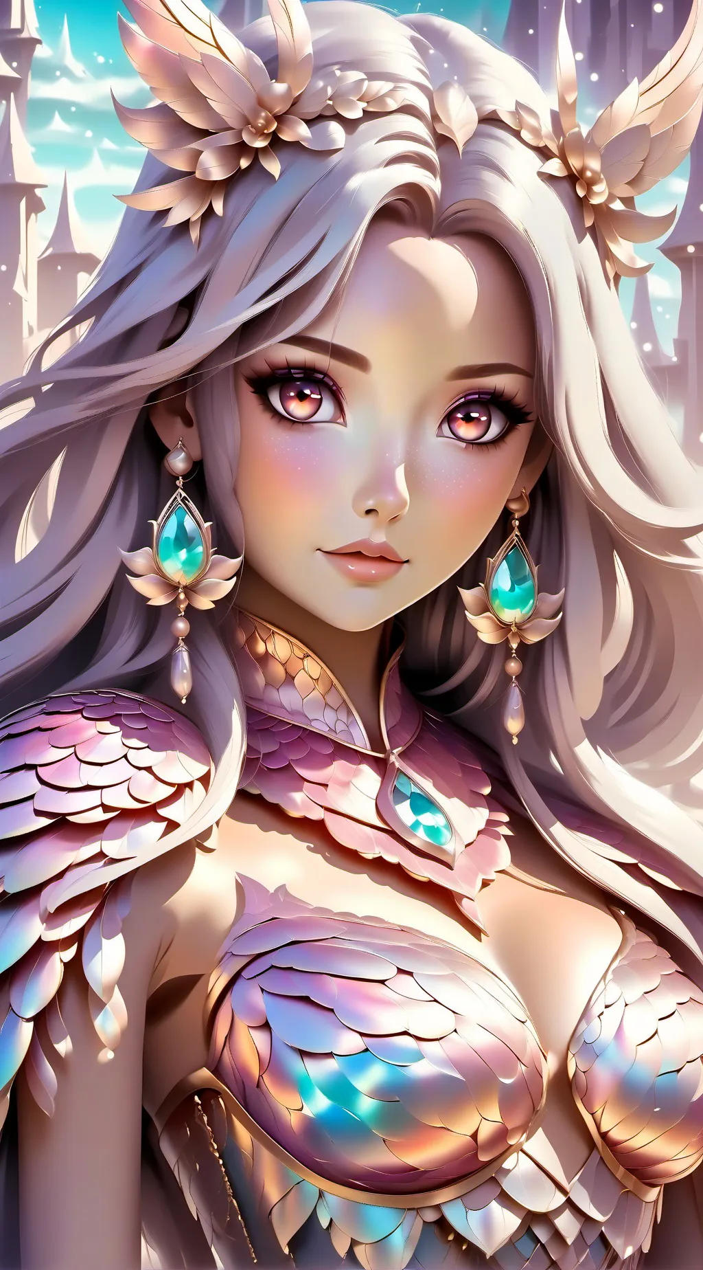 ai character: Michaela  background