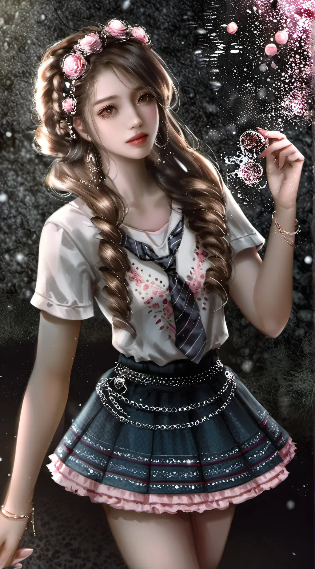 ai character: Mini(my oc 🙃) background