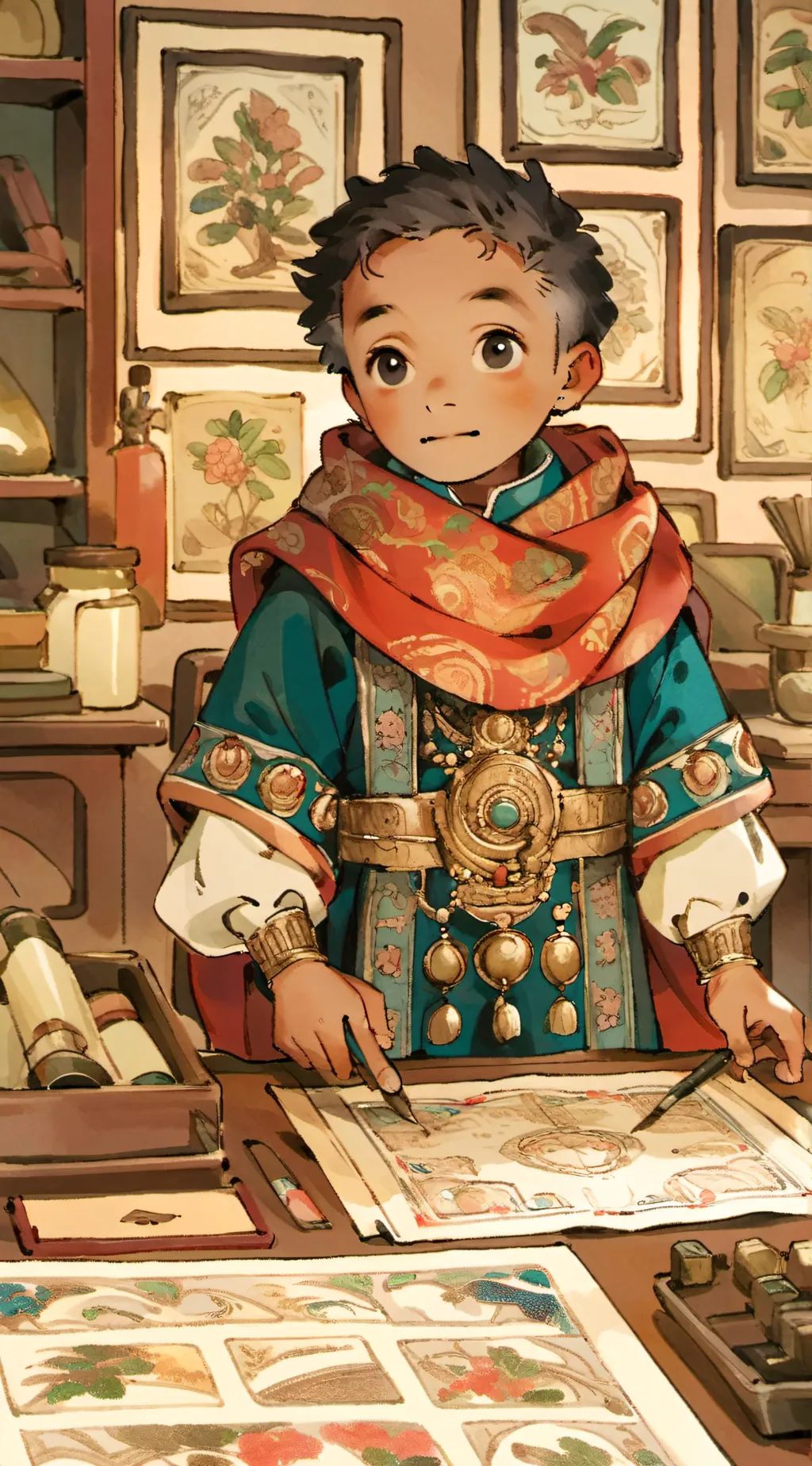 ai character: The it' baby  background