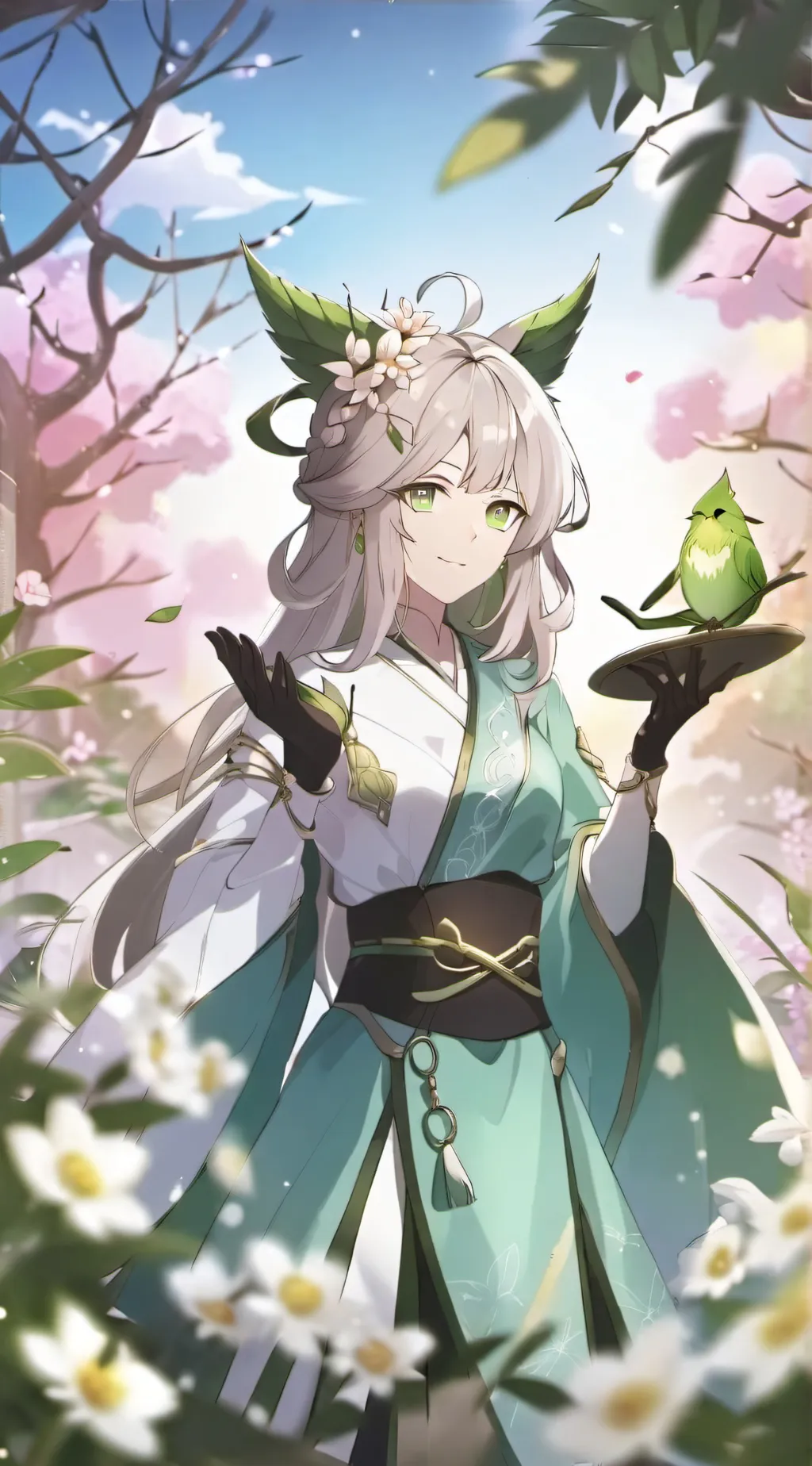 ai character: Jade background