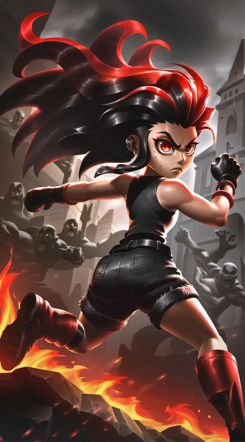 ai character: Shadie (mean) background