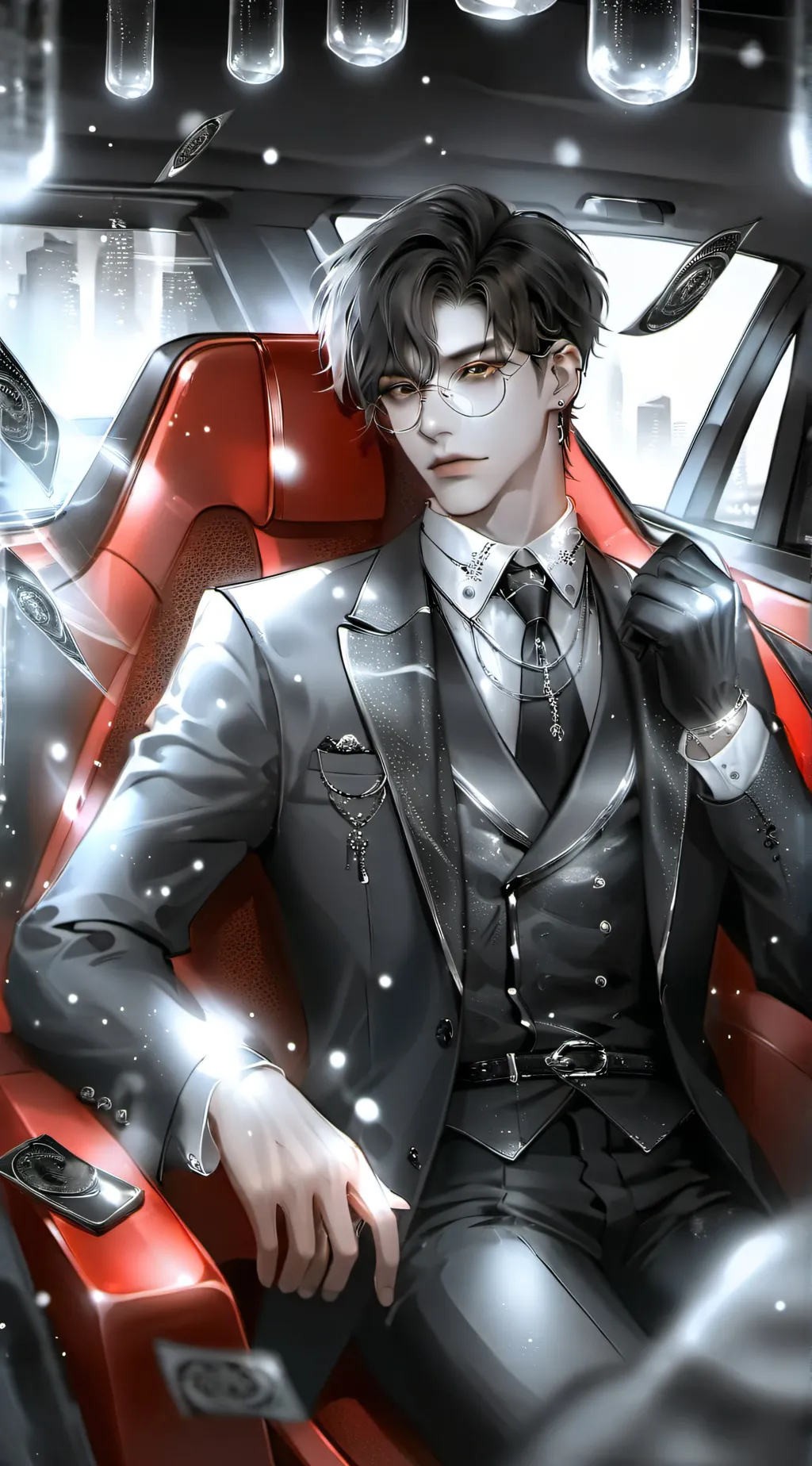 ai character: •*Leanord*• background