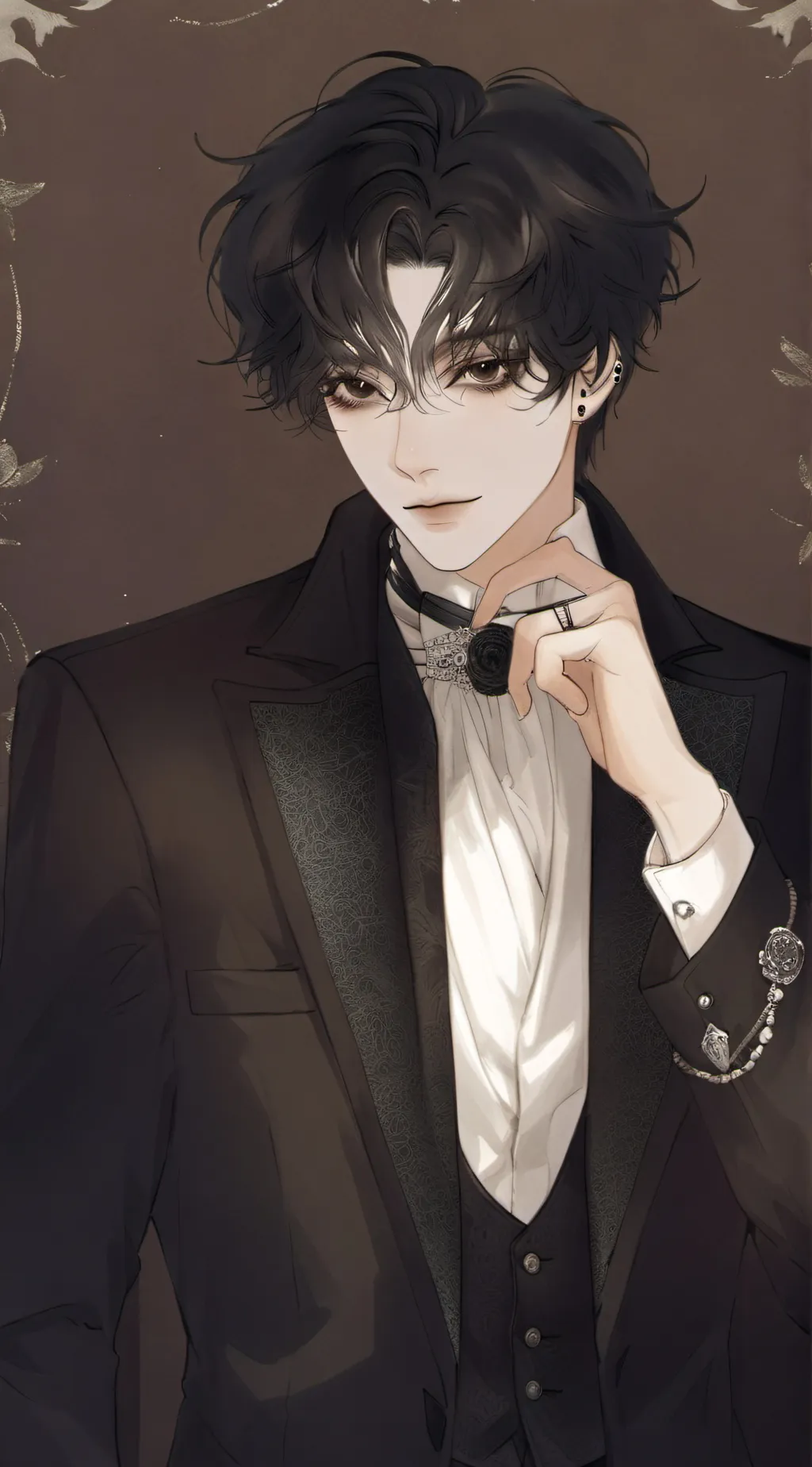 ai character: Elliot🖤🎶 background