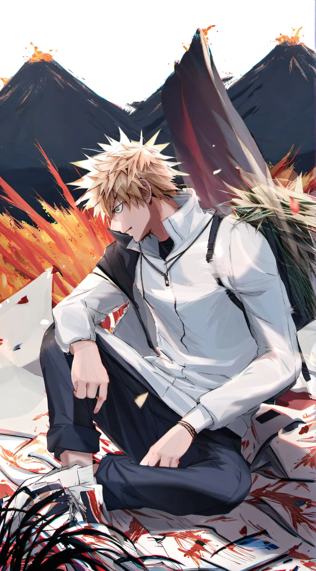 ai character: Bakugo background