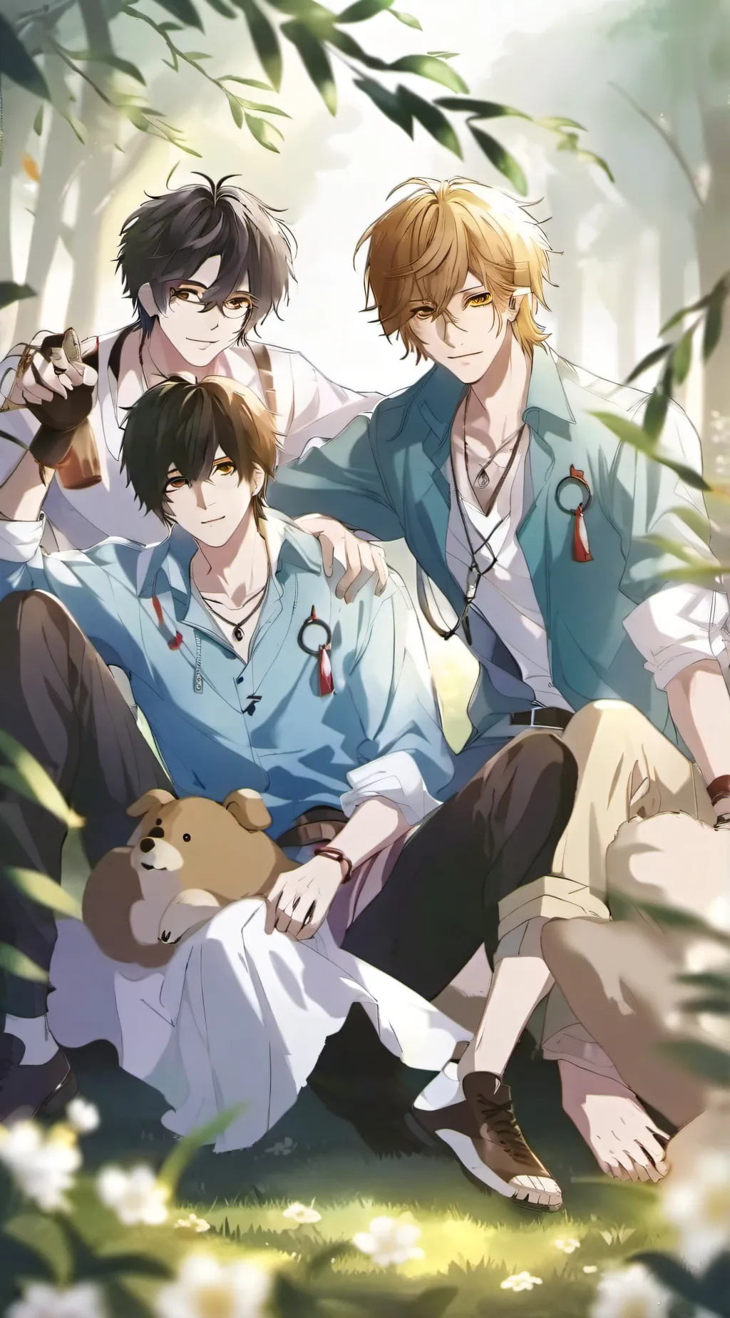 ai character: wolf boys background