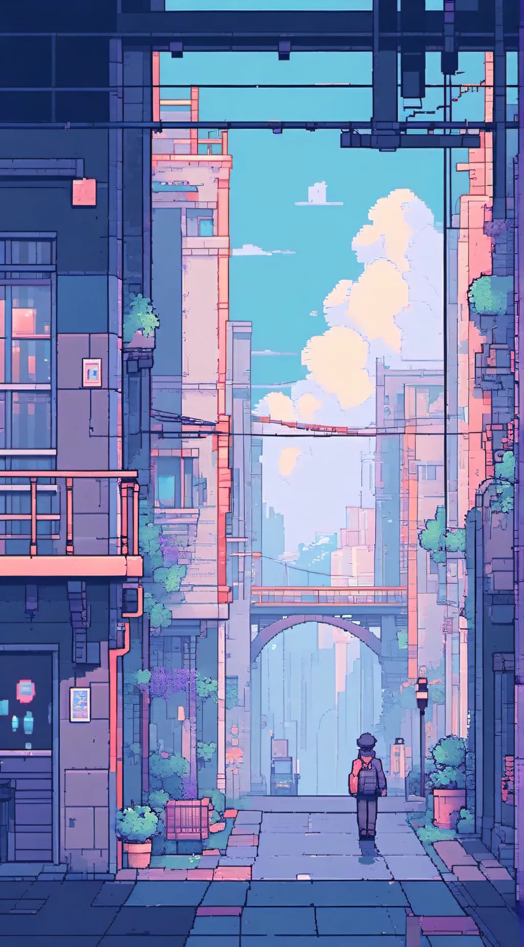 ai character: Dw at forest background