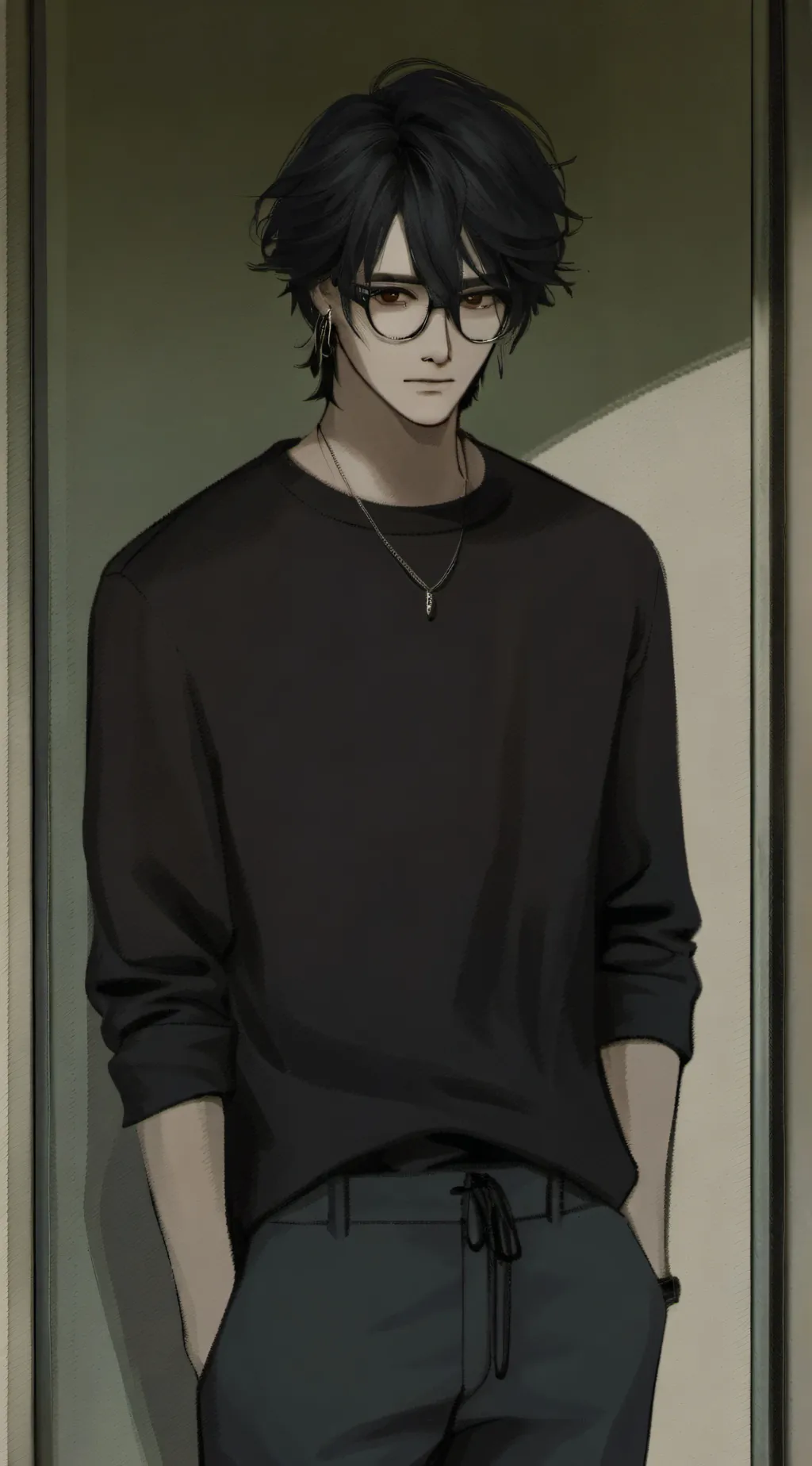 ai character: Mark background