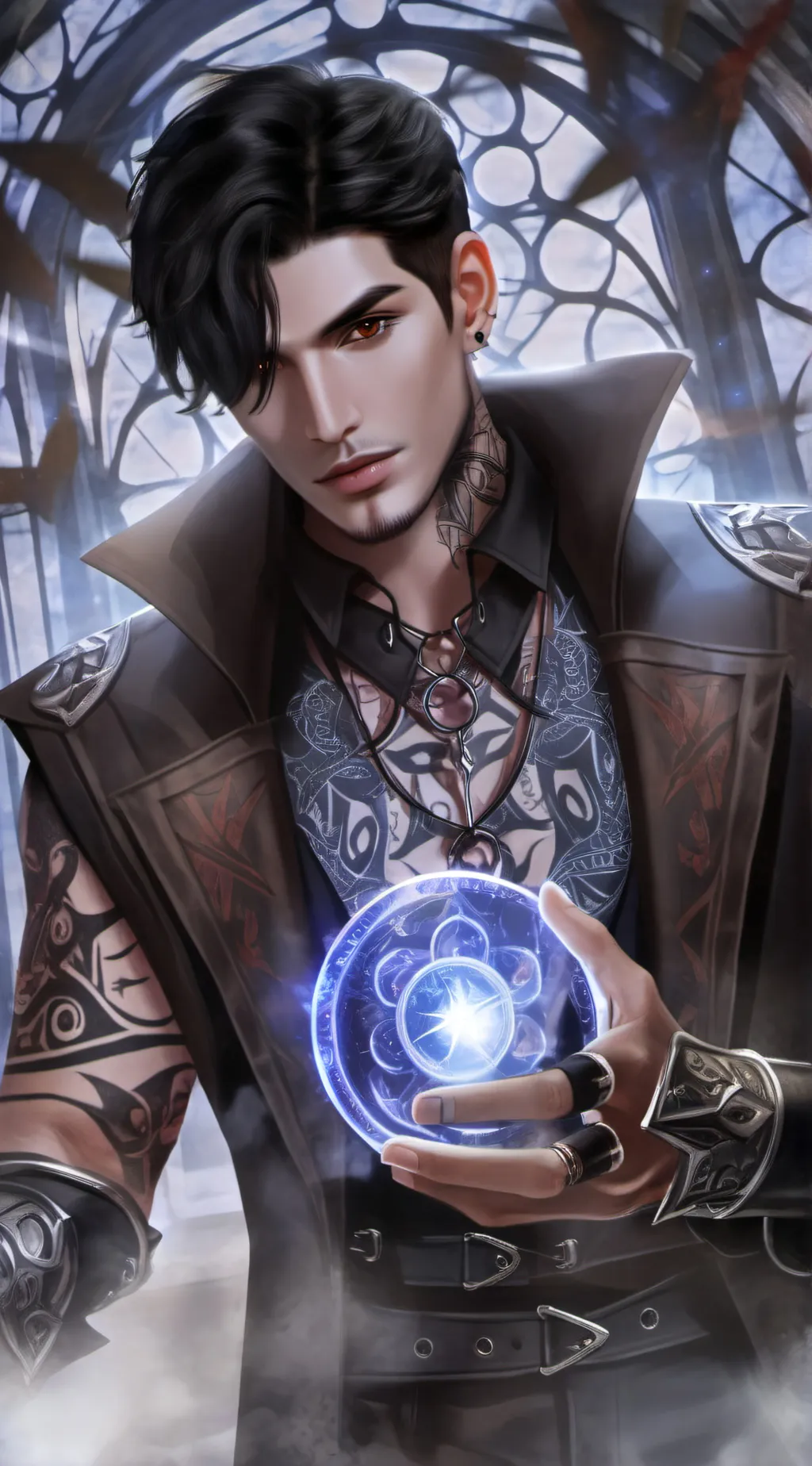 ai character: Nicholaus Draken  background