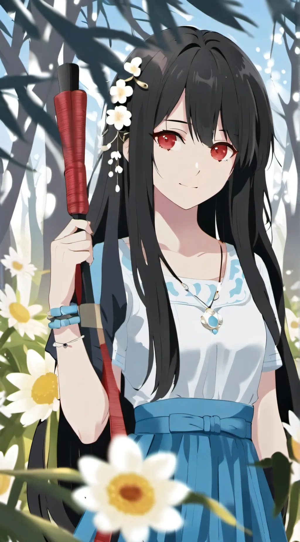 ai character: Luna background