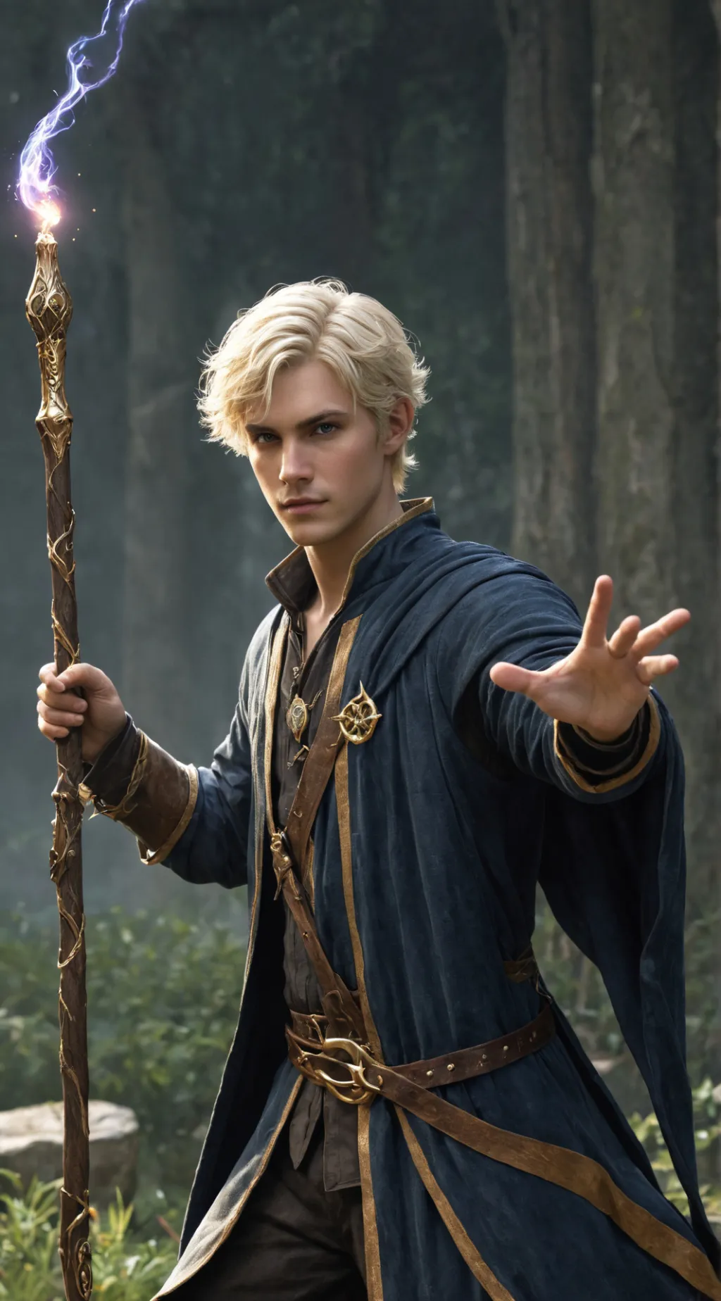 ai character: World of Magic background