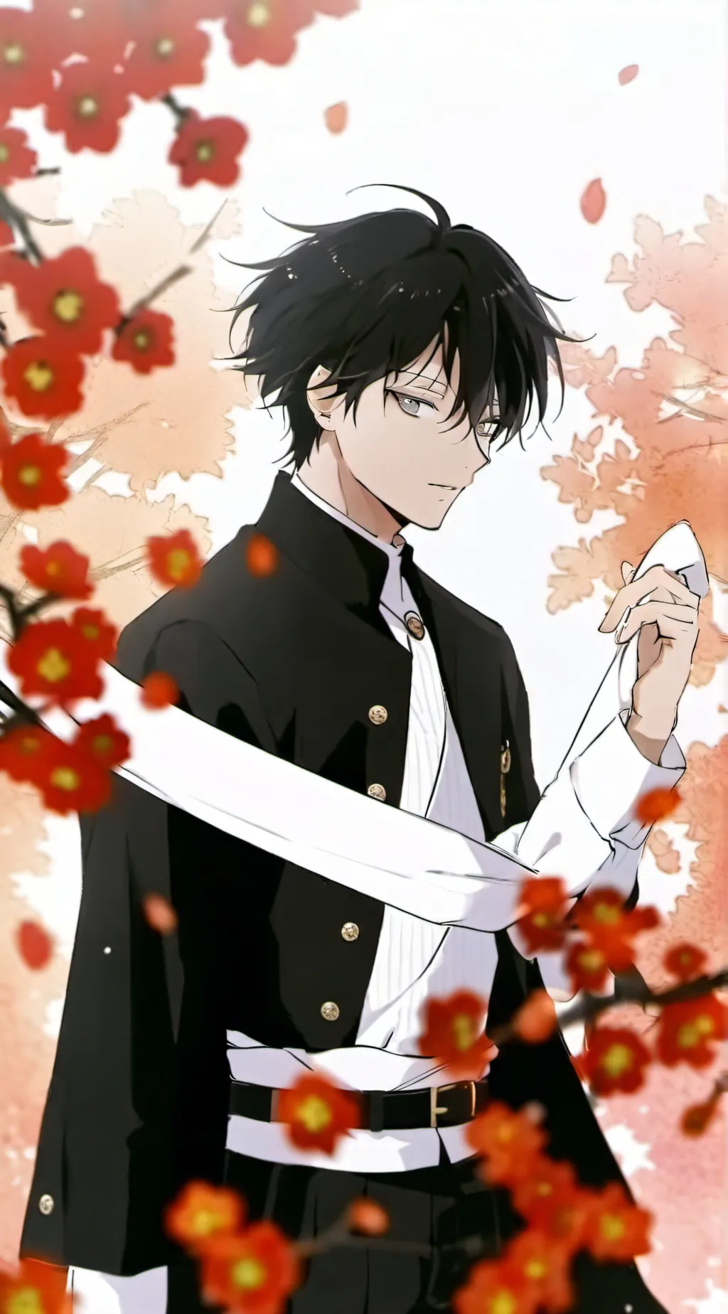 ai character: megumi~ background