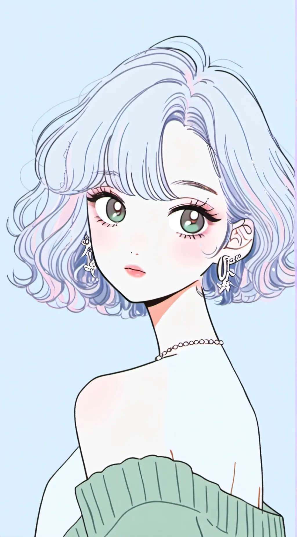 ai character: leah ♡ background