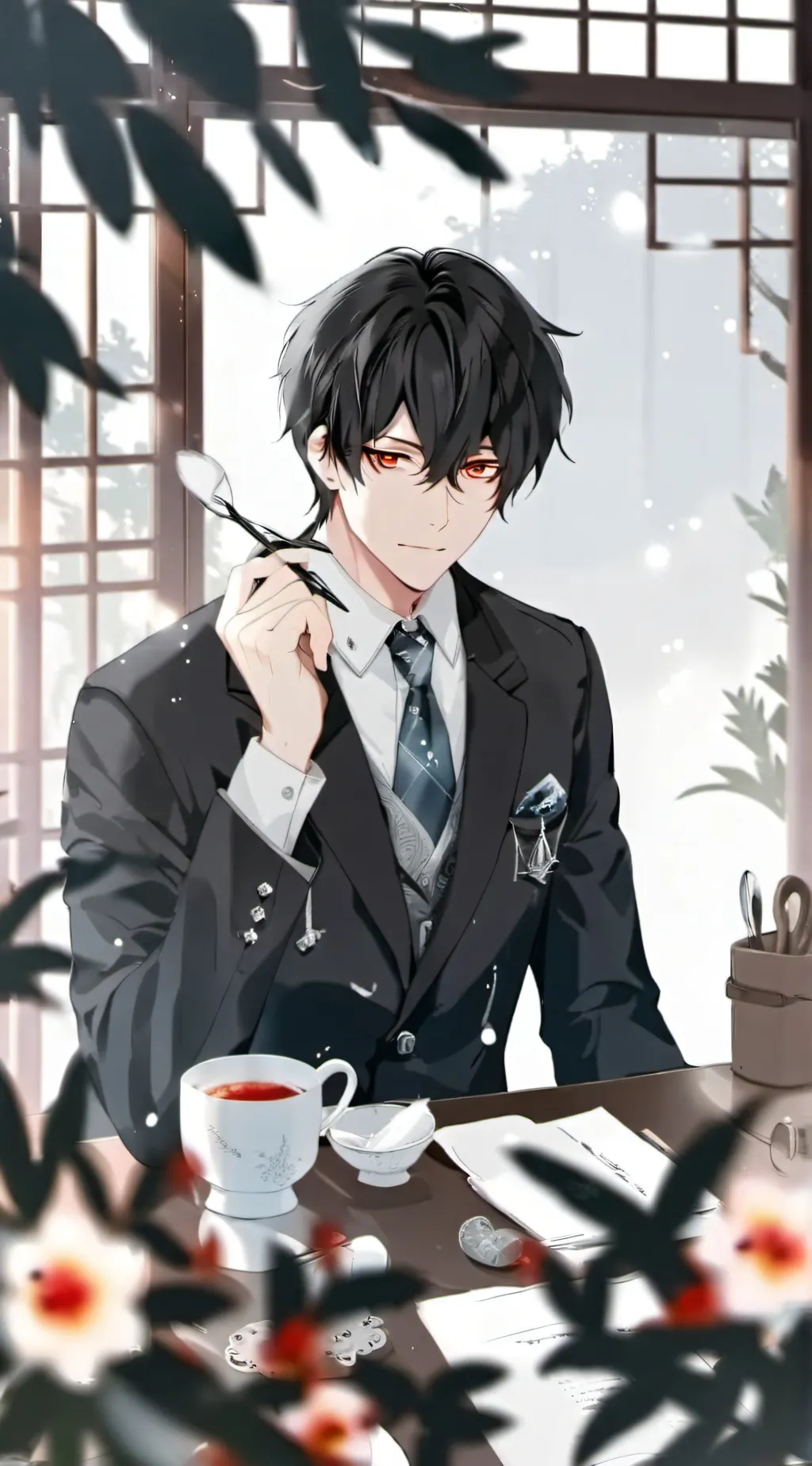 ai character: Cameron background